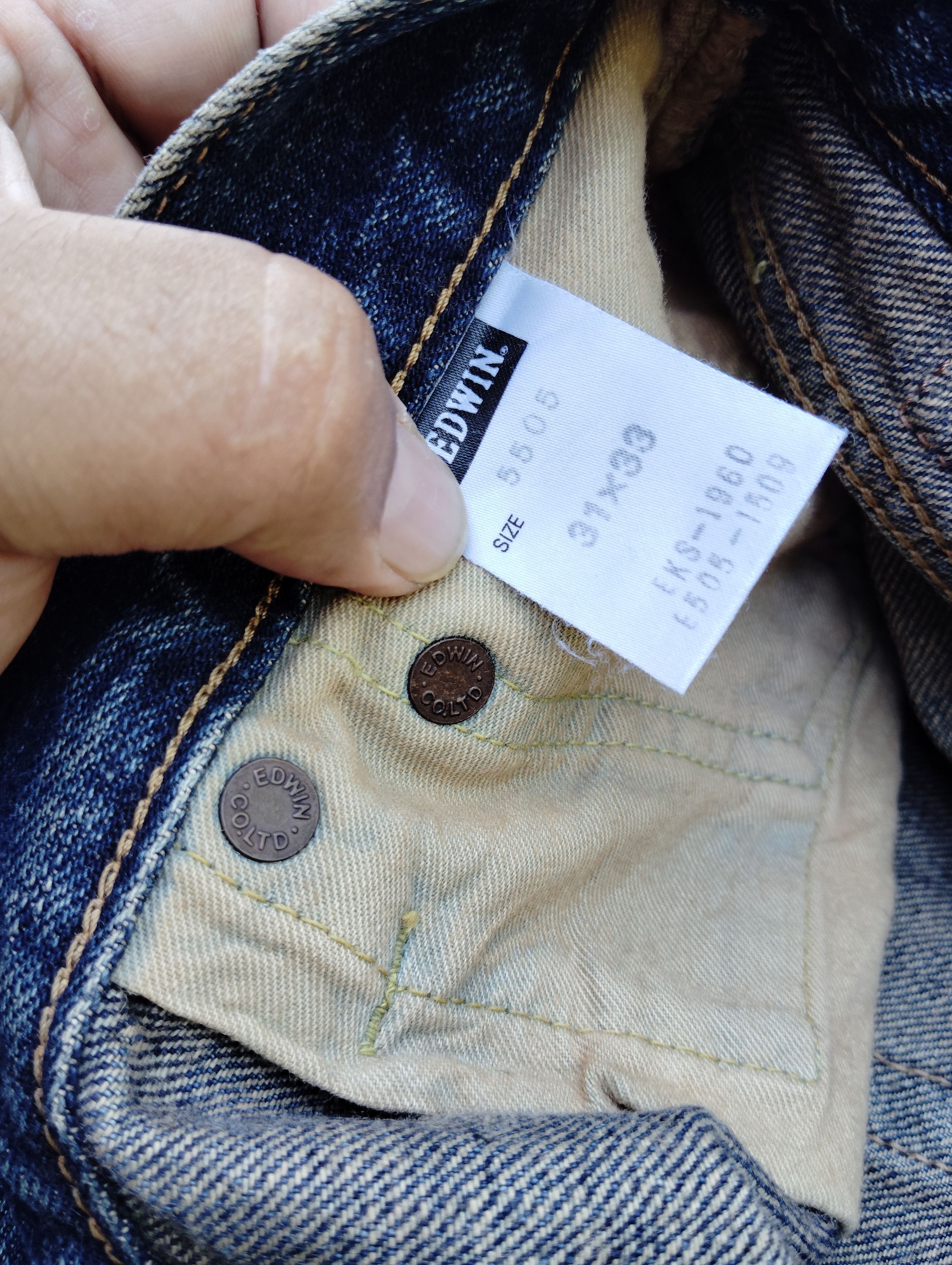 Edwin × If Six Was Nine × Vintage VINTAGE EDWIN 505zx SELVEDGE DENIM Size US 31 - 8 Thumbnail