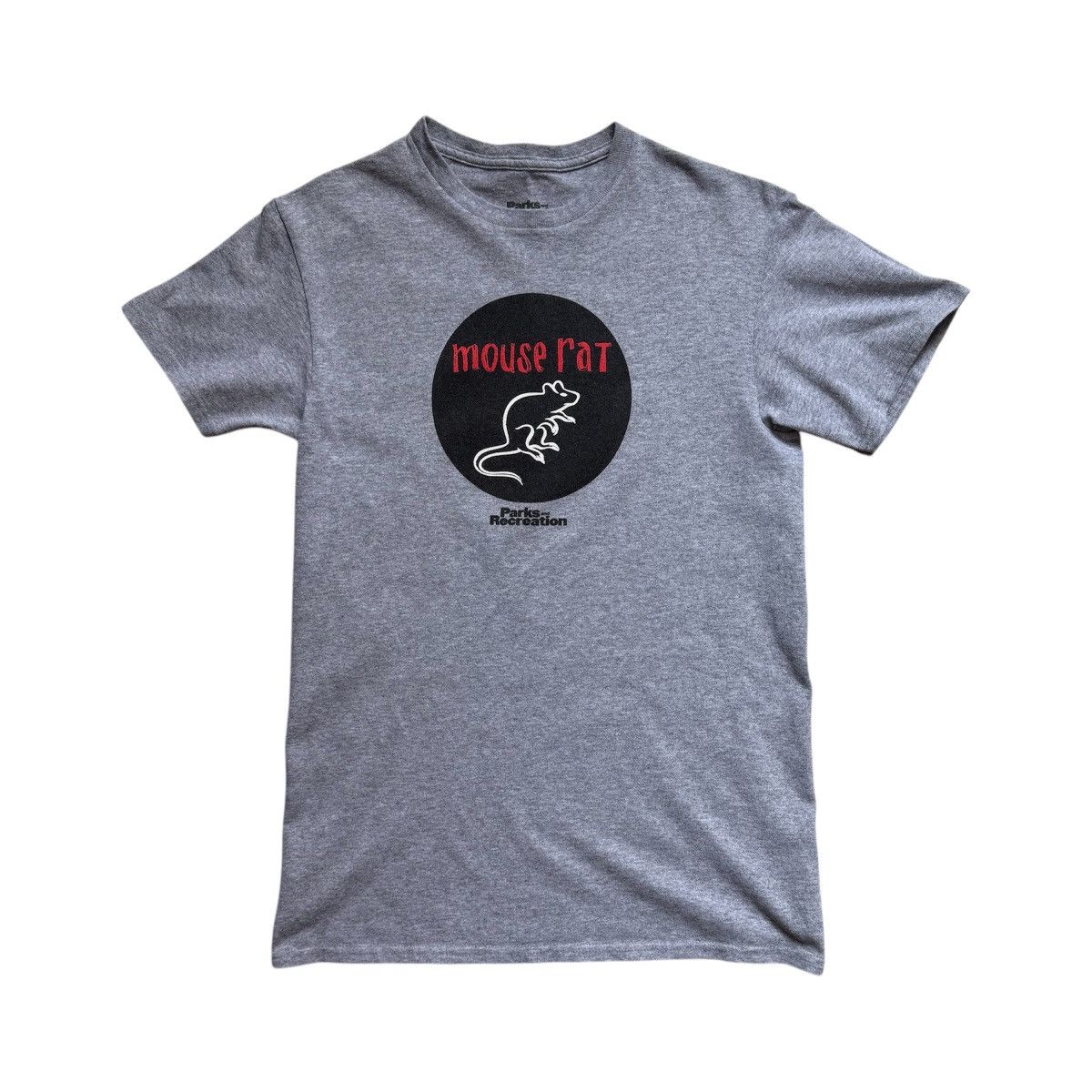 Band Tees Mouse Rat Parks And Rec Black Circle Tee Size US S / EU 44-46 / 1 - 1 Thumbnail