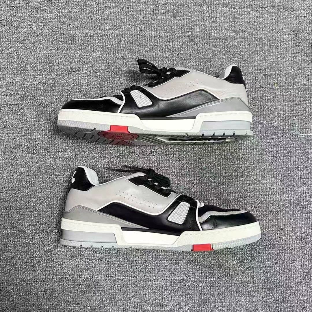 Louis Vuitton Louis Vuitton LV Trainer Black Grey White 7.5 41.5 95% Size US 7.5 / EU 40-41 - 3 Thumbnail