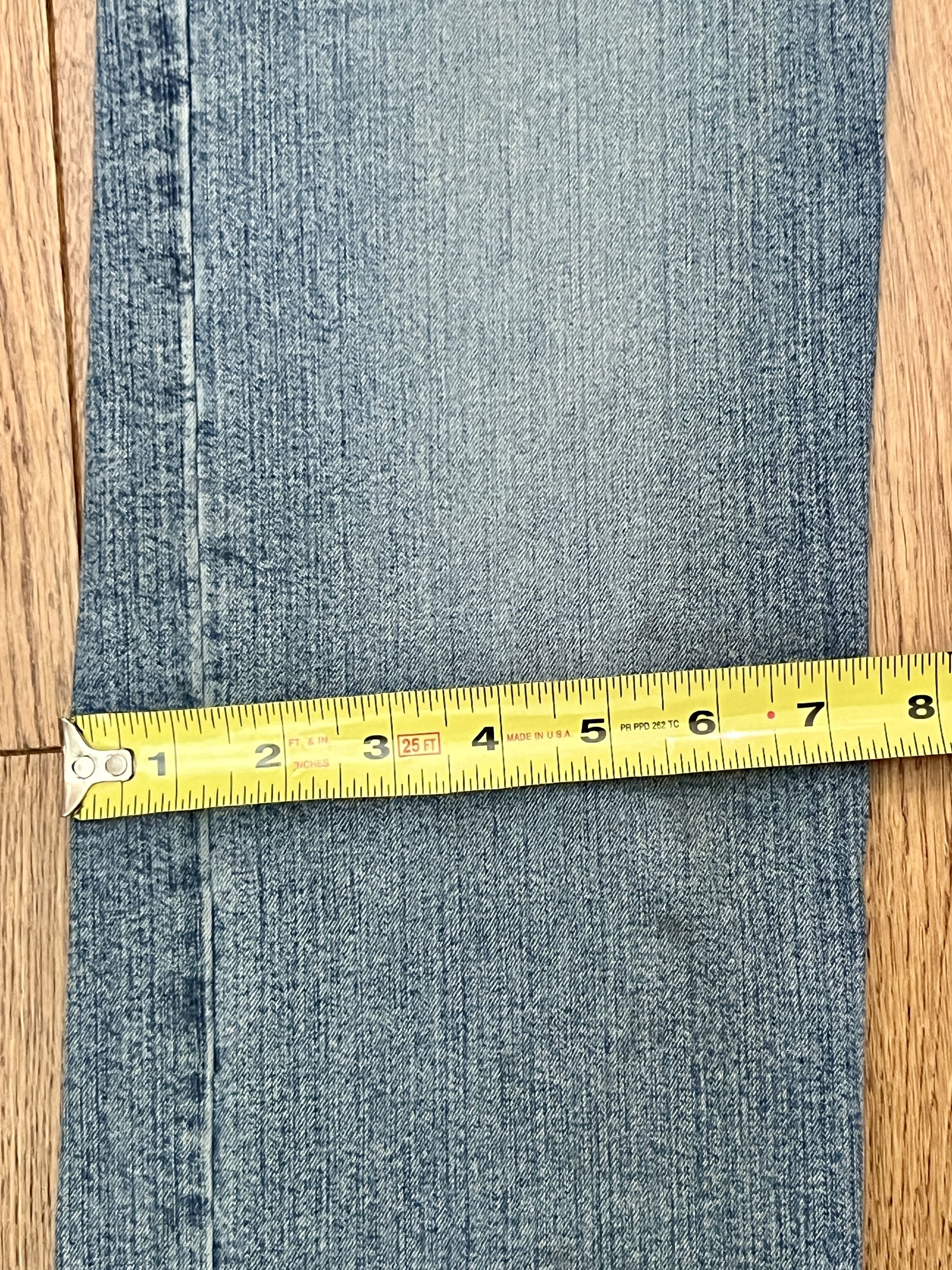 Vintage Azzure Denim Love Life Embroidered Y2K Jeans Size 31 Size 31" - 7 Thumbnail