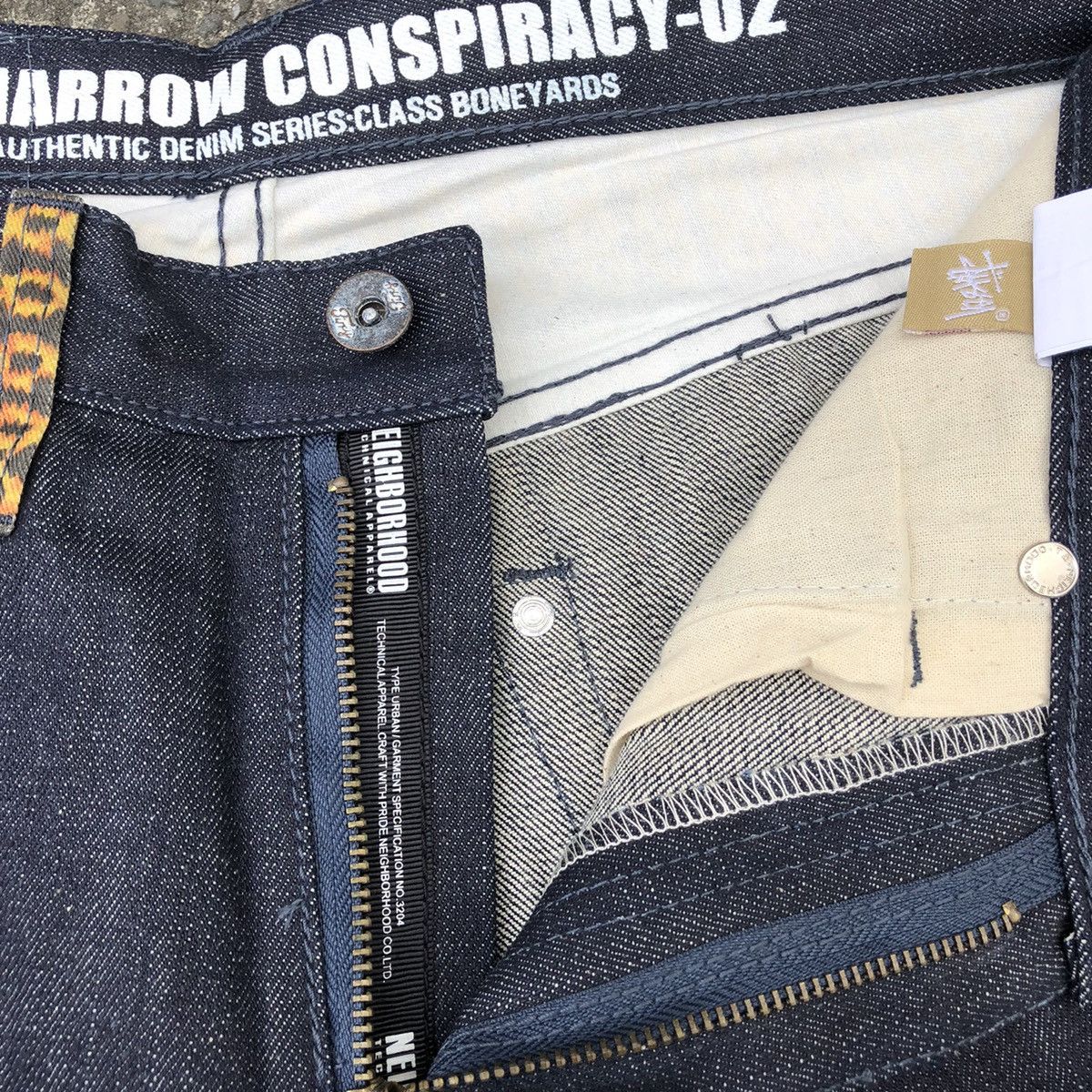 Neighborhood Stussy x Neighborhood Conspiracy Selvedge Jeans Size US 32 / EU 48 - 5 Thumbnail