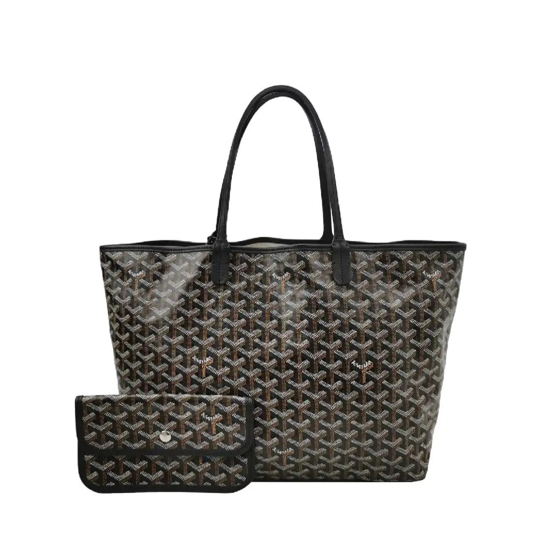 Goyard GOYARD Saint Louis Small black coated canvas print shoulder bag Size ONE SIZE - 1 Thumbnail
