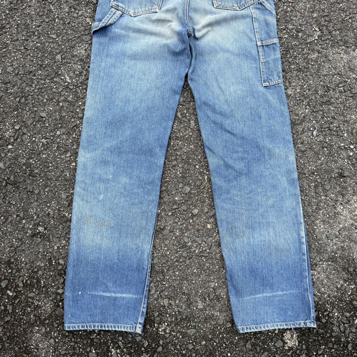Johnbull VINTAGE 90' JOHN BULL OVERALL RUSTY DENIM JEAN PANTS Size US 34 / EU 50 - 17 Thumbnail