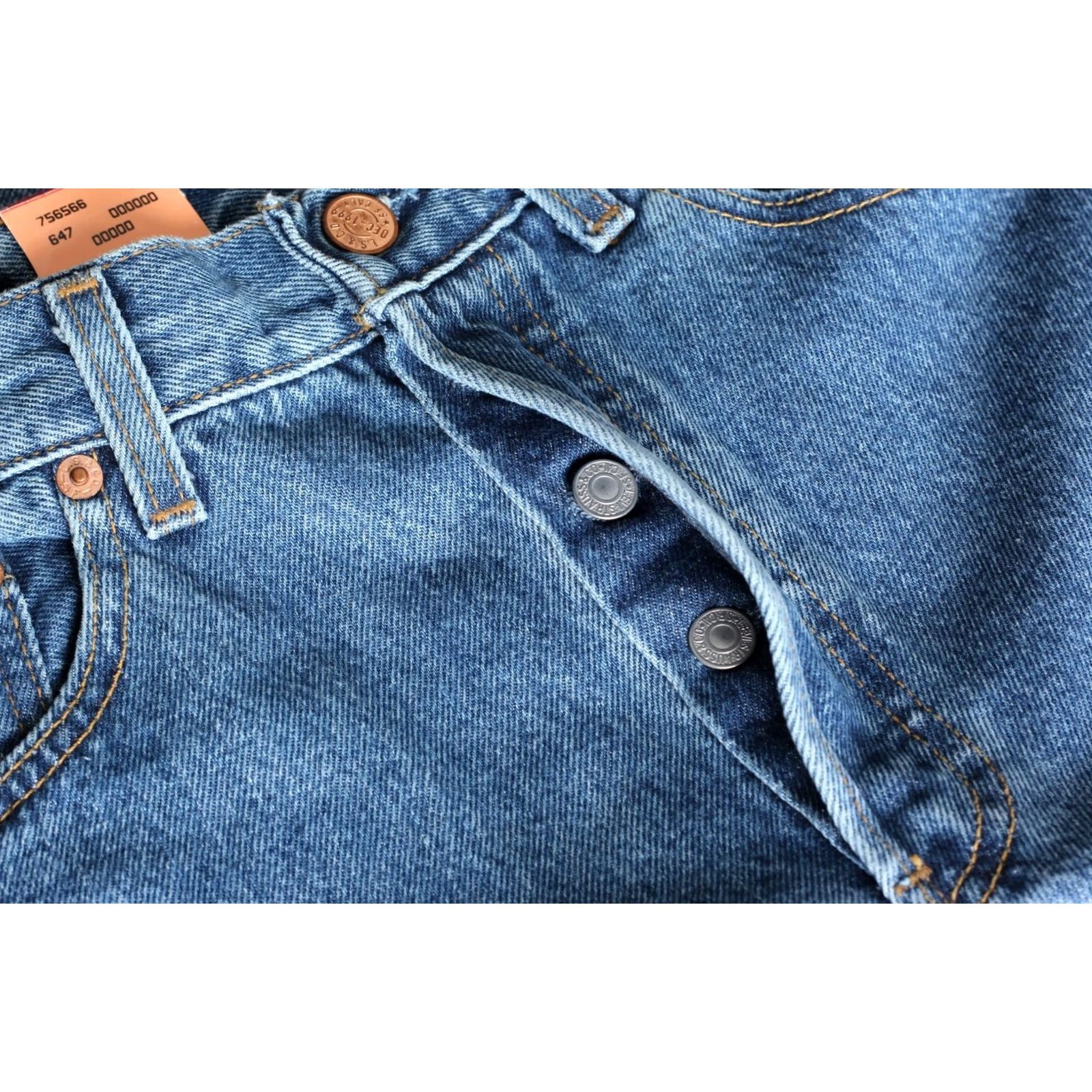 Levi's VINTAGE Levi’s 501 Jeans Men 31/32 W31 L32 Regular Straight Preshrunk 1999 December Blue Size US 31 - 6 Thumbnail