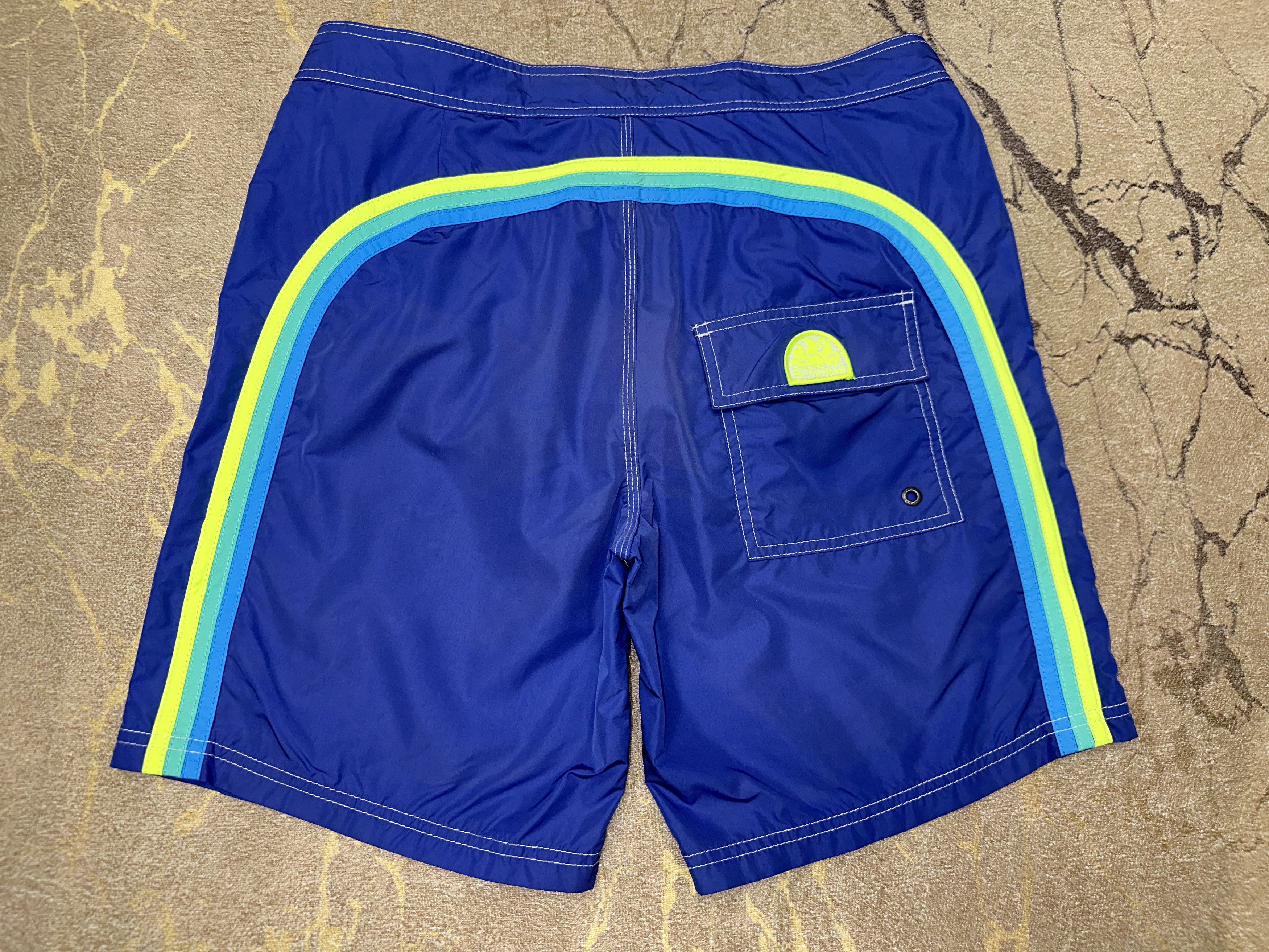 Sundek Sundek 31 Long Beach Board Shorts Trunks Bath Suit Size 31 S Size US 31 - 5 Thumbnail