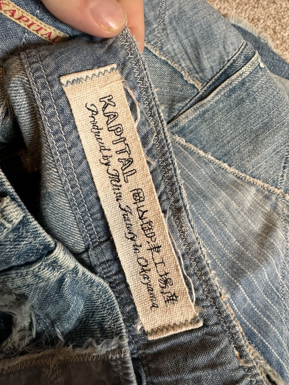 Kapital × Kapital Kountry Kapital Crazy Patchwork Shorts RARE Size US 29 - 7 Thumbnail