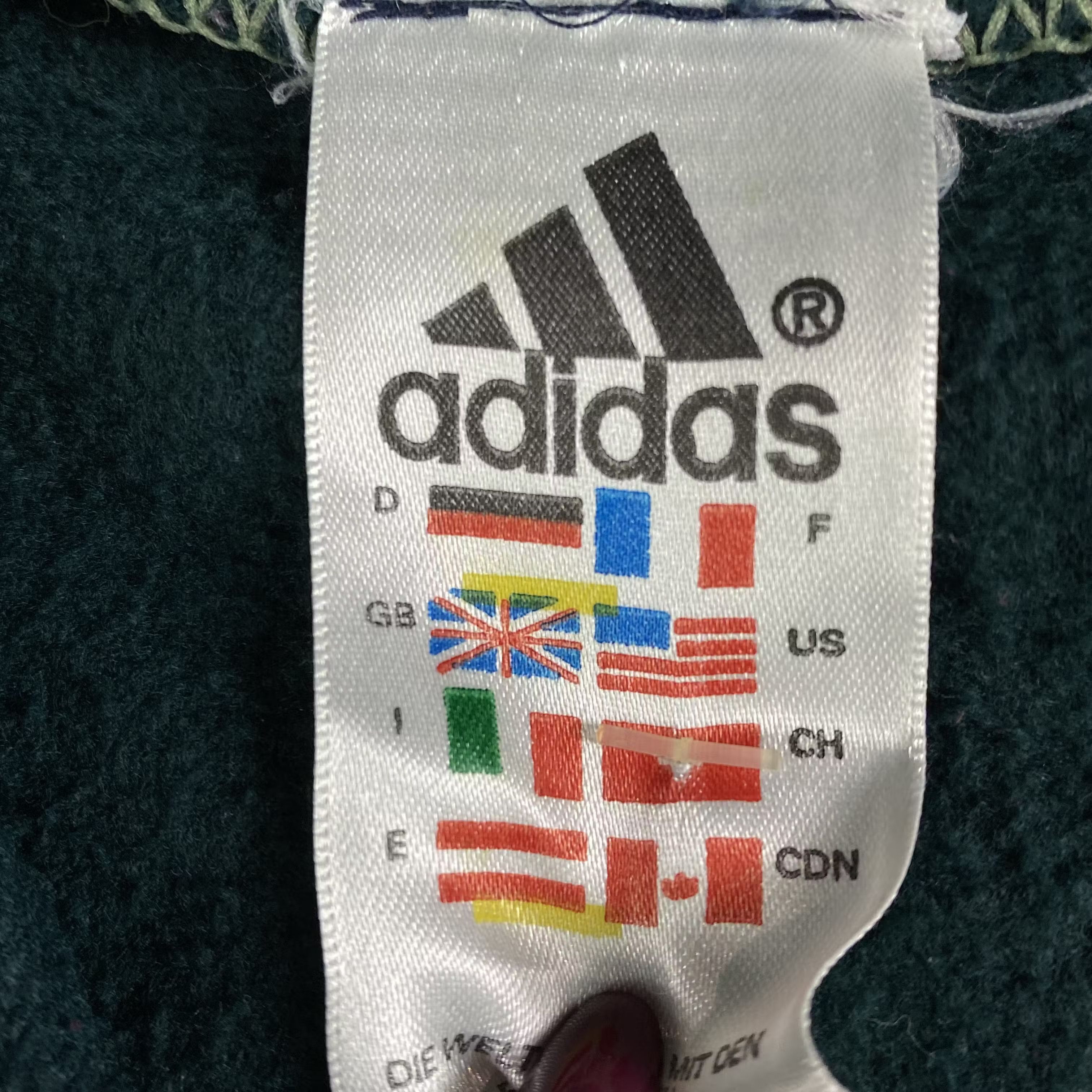 Adidas × Vintage Mens Fleece Bomber Jacket Adidas Vintage Size M Size US M / EU 48-50 / 2 - 4 Thumbnail