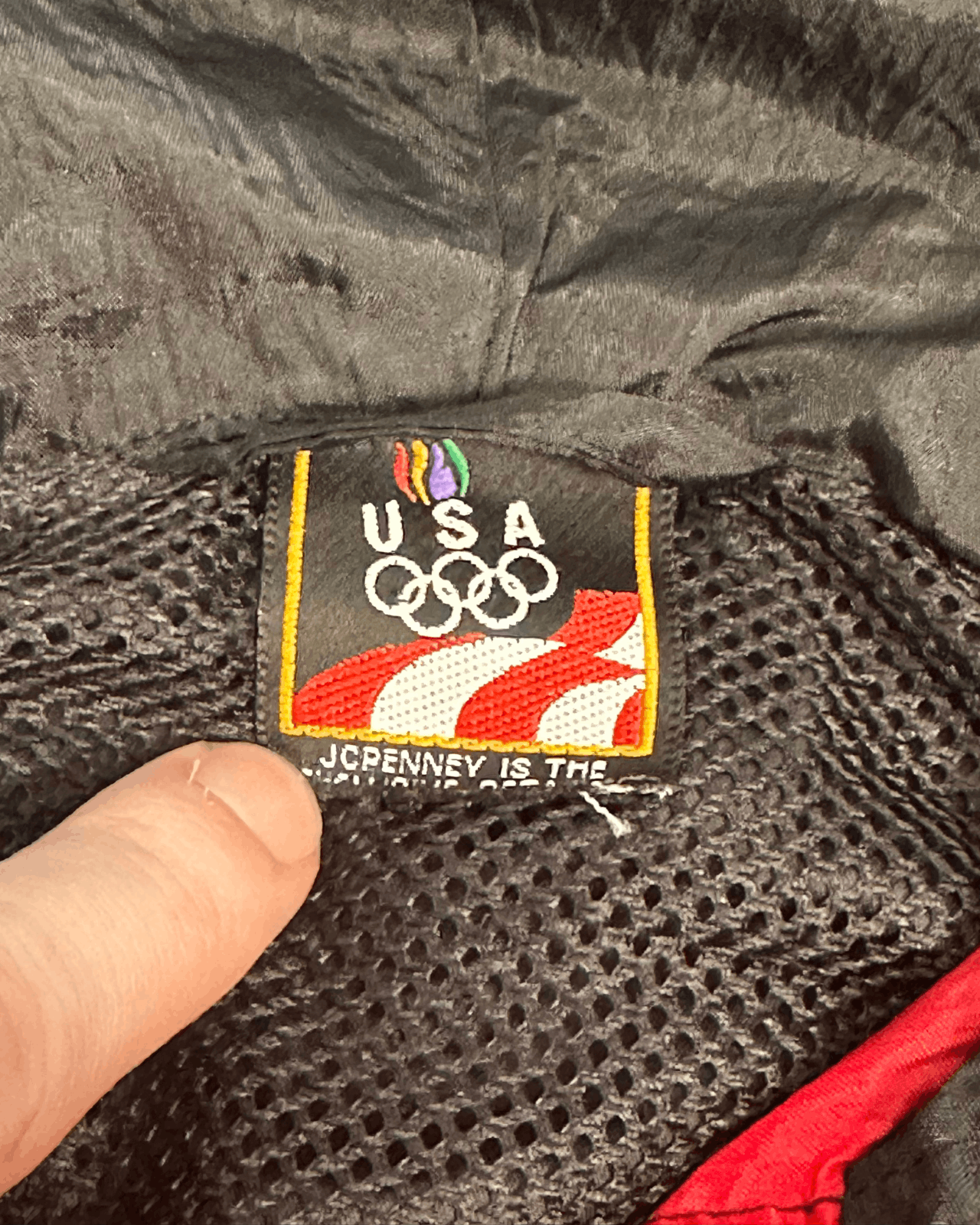 USA Olympics × Vintage Vintage USA Olympics 1/2 Zip Windbreaker Jacket - Size XL Size US XL / EU 56 / 4 - 6 Thumbnail