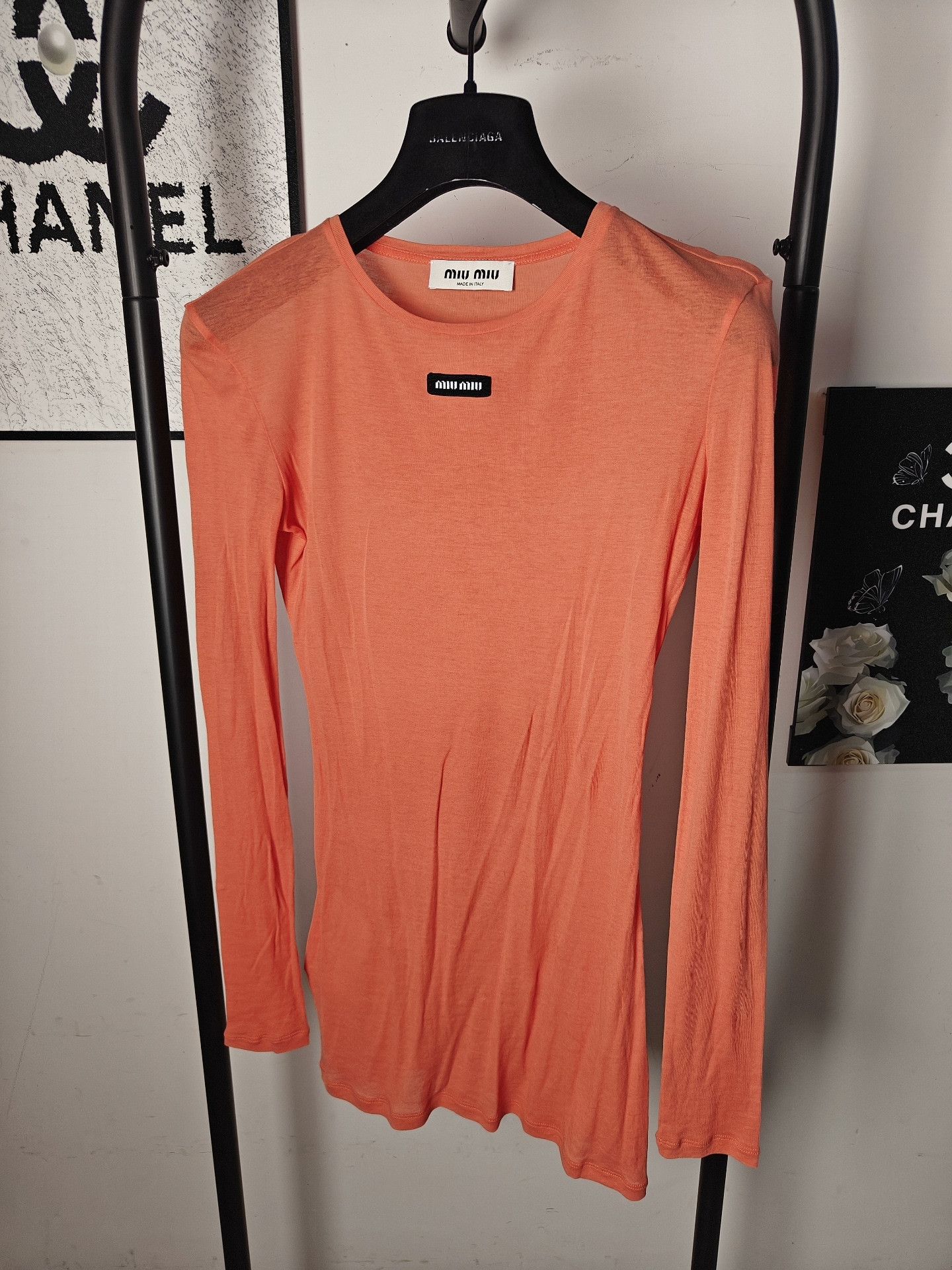 Miu Miu Miu Miu Knit White T-Shirt XS Women Size XS / US 0-2 / IT 36-38 - 1 Thumbnail