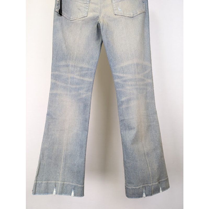 Amiri o1rshd1 Crystal Stack Flare Jeans in Clay Indigo Size US 32 / EU 48 - 15 Thumbnail