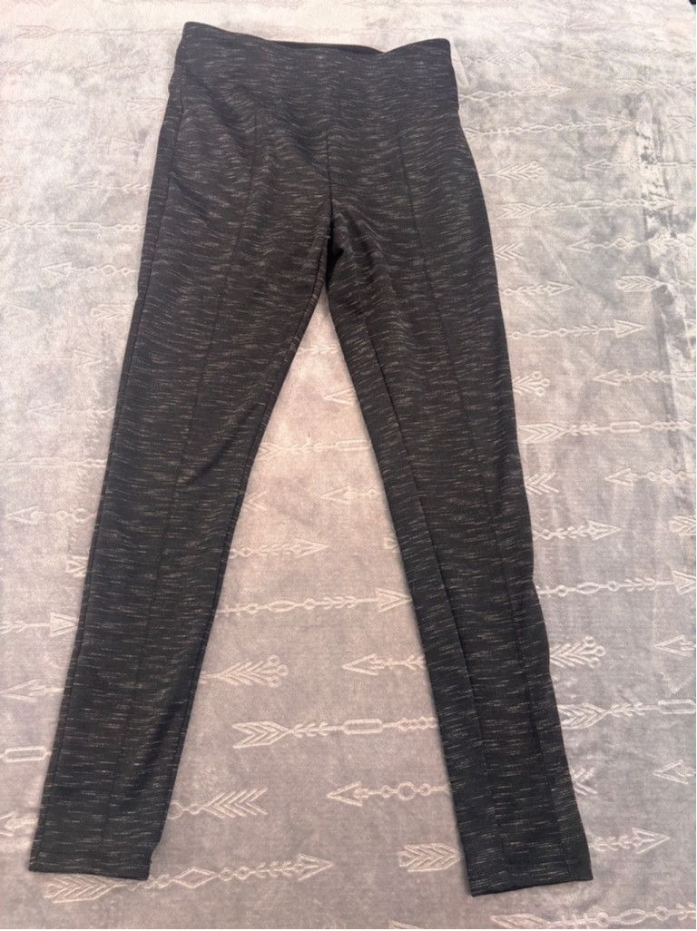 Apt. 9 Women's Apt. 9 Leggings Size M Black Gray Size 26" / US 2 / IT 38 - 1 Thumbnail