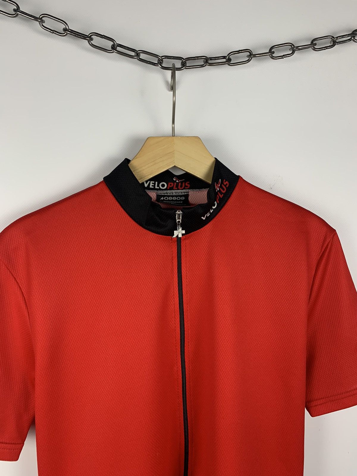 Handmade Vintage Assoss Velo Cycling Jersey Short Sleeve Size L Red Size US L / EU 52-54 / 3 - 2 Thumbnail