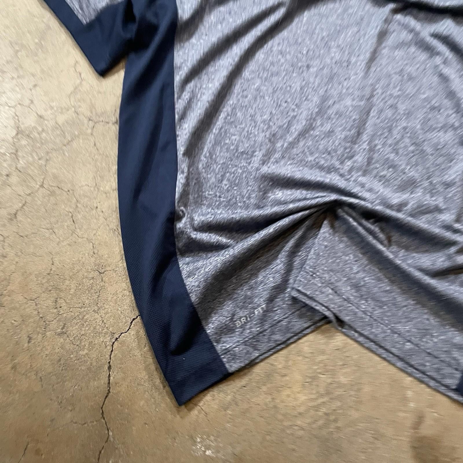 Nike Nike Golf Shirt Dri Fit Polo SMU Mustangs Medium Grey/navy Size US M / EU 48-50 / 2 - 5 Thumbnail