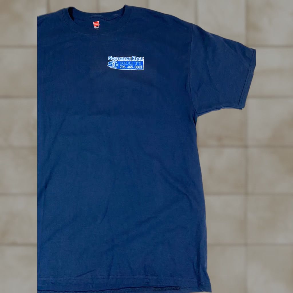 Hanes Hanes Monticello Southern Edge T-Shirt Crew Neck XL Blue Cotton Spandex Logo Short Sleeve Mens Size US XL / EU 56 / 4 - 1 Thumbnail