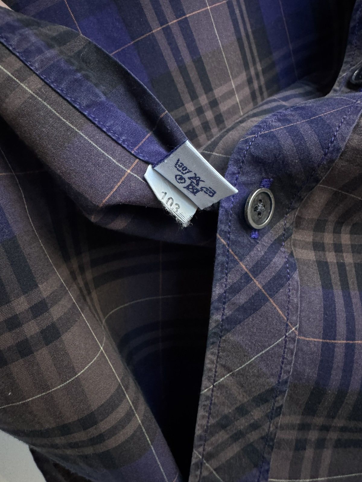 Barbour Barbour Highland Tartan Blue Plaid Flannel Regular Fit Shirt Size US XL / EU 56 / 4 - 8 Thumbnail