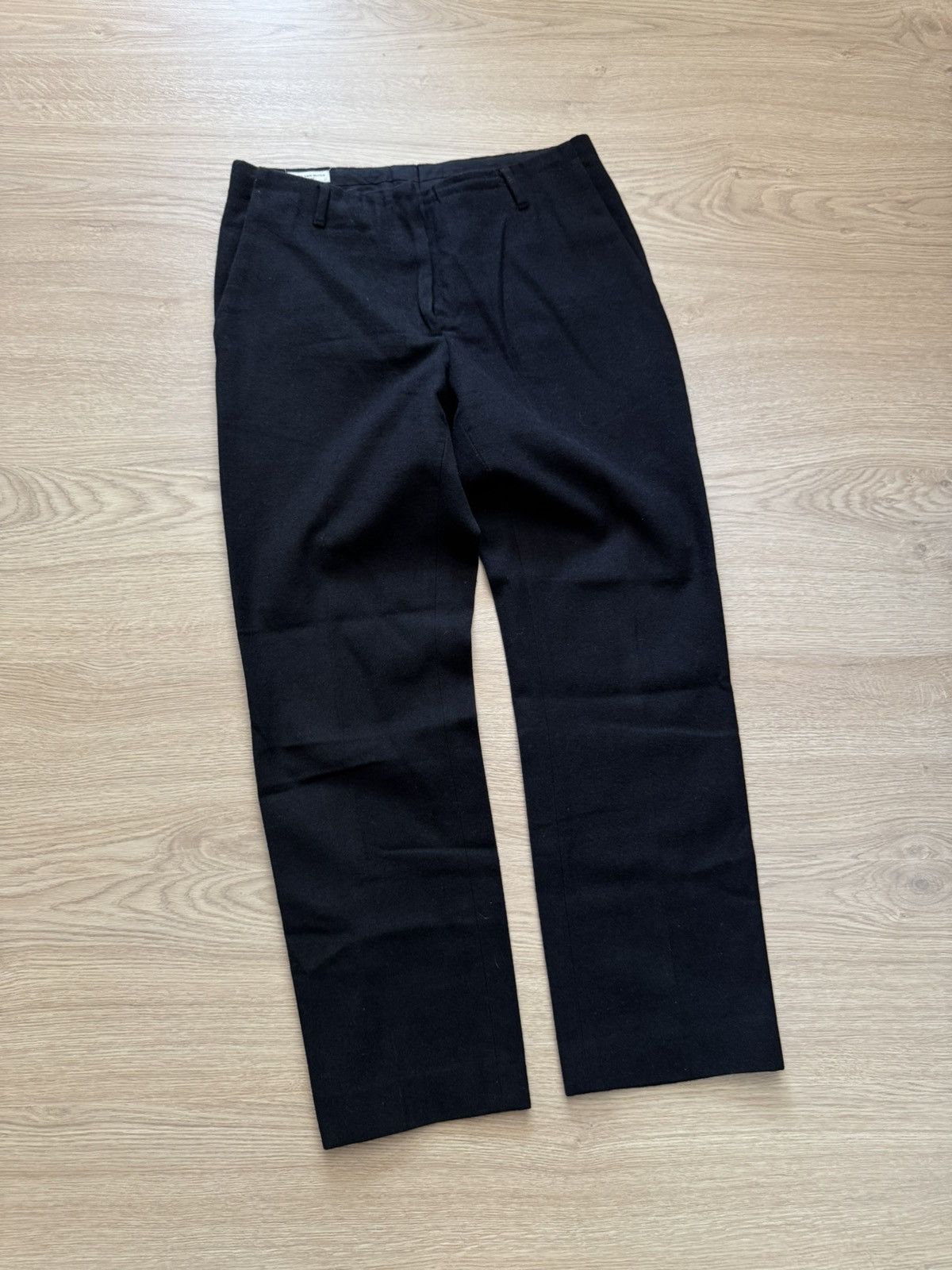 Dries Van Noten Vintage Dries Van Noten Women’s Black Designer Pants Size 25" / US 0 / IT 36 - 1 Thumbnail