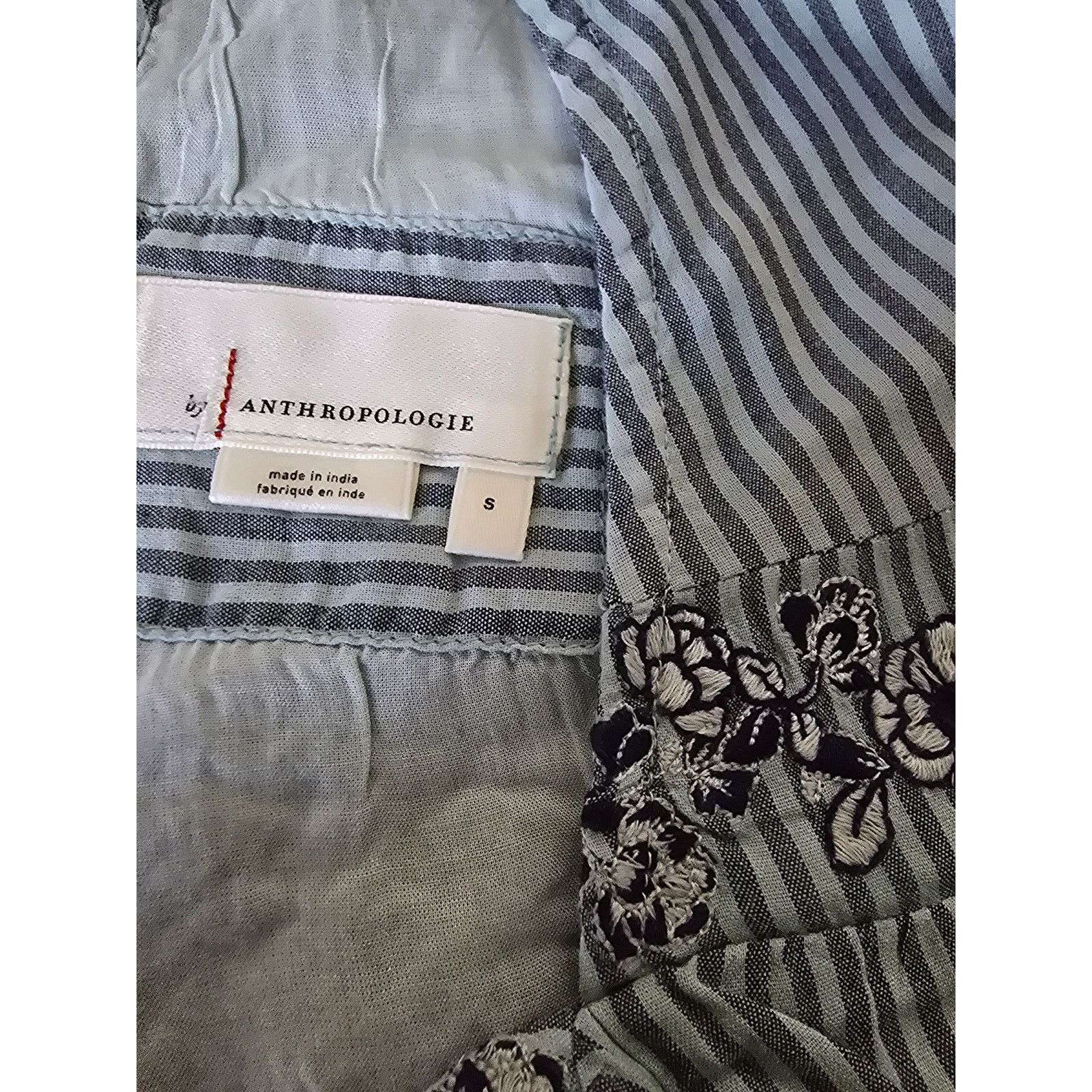 Anthropologie New Anthropologie Aida Floral Embroidered Mini Dress $148 S Size S / US 4 / IT 40 - 8 Thumbnail