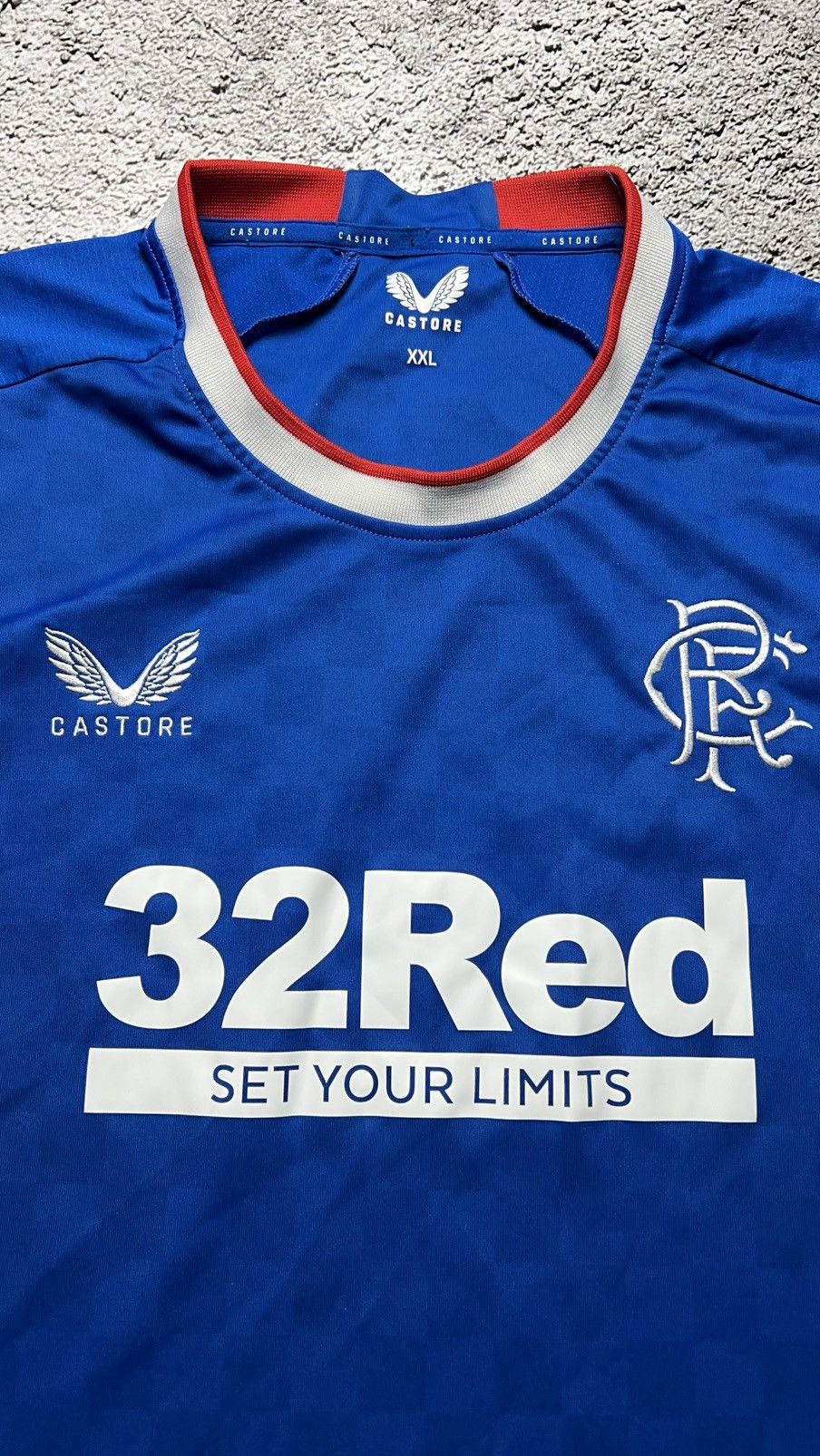 Castore Glasgow Rangers castore jersey y2k Size US XXL / EU 58 / 5 - 3 Thumbnail