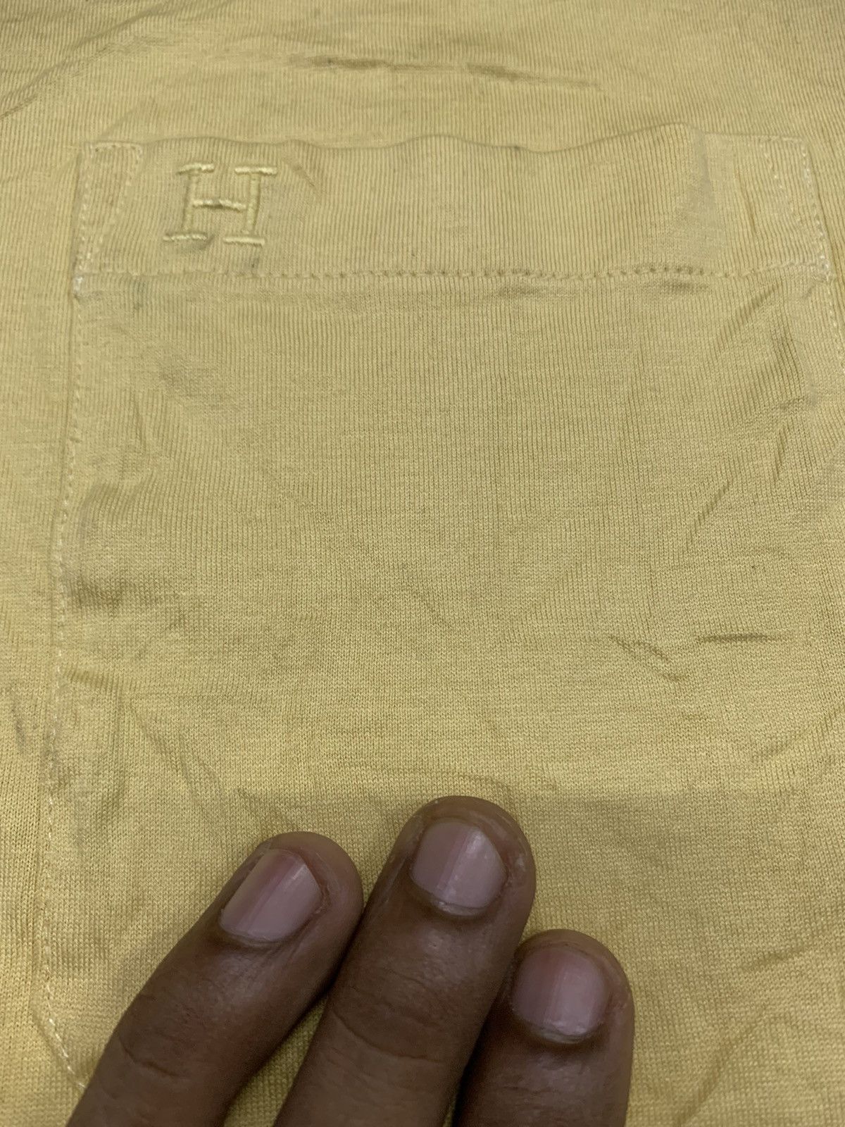 Hermes 90s HERMES SINGLE POCKET TEES RARE Size US M / EU 48-50 / 2 - 5 Thumbnail