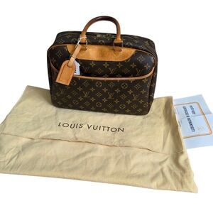 Louis Vuitton Louis Vuitton Monogram Canvas Briefcase Trouville | Size ONE SIZE - 4 Thumbnail