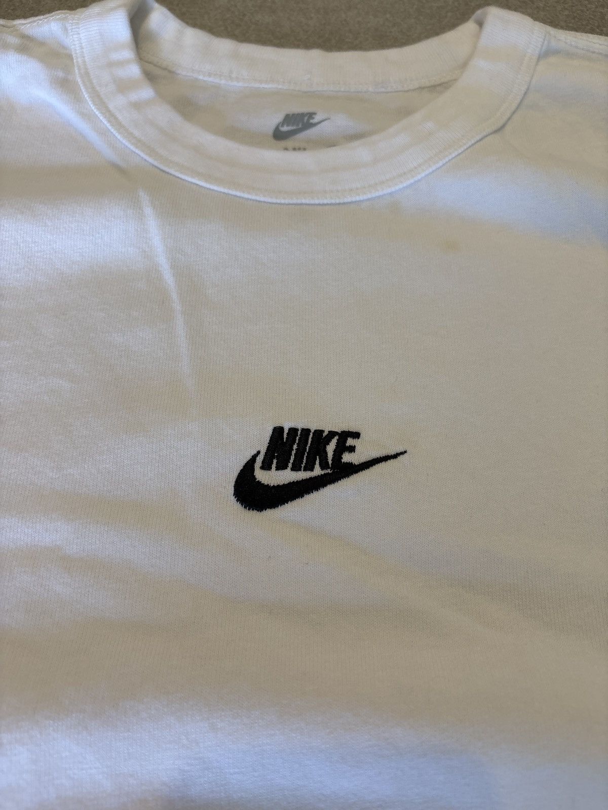 Nike Nike White/Black Center Embroidered Logo Size US XL / EU 56 / 4 - 3 Thumbnail