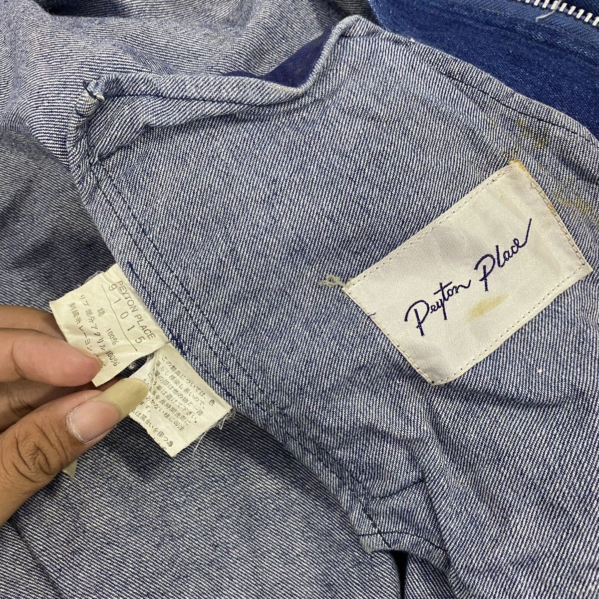 PPFM Vintage PPFM Boxy Denim Bombers Jacket Size US L / EU 52-54 / 3 - 5 Thumbnail