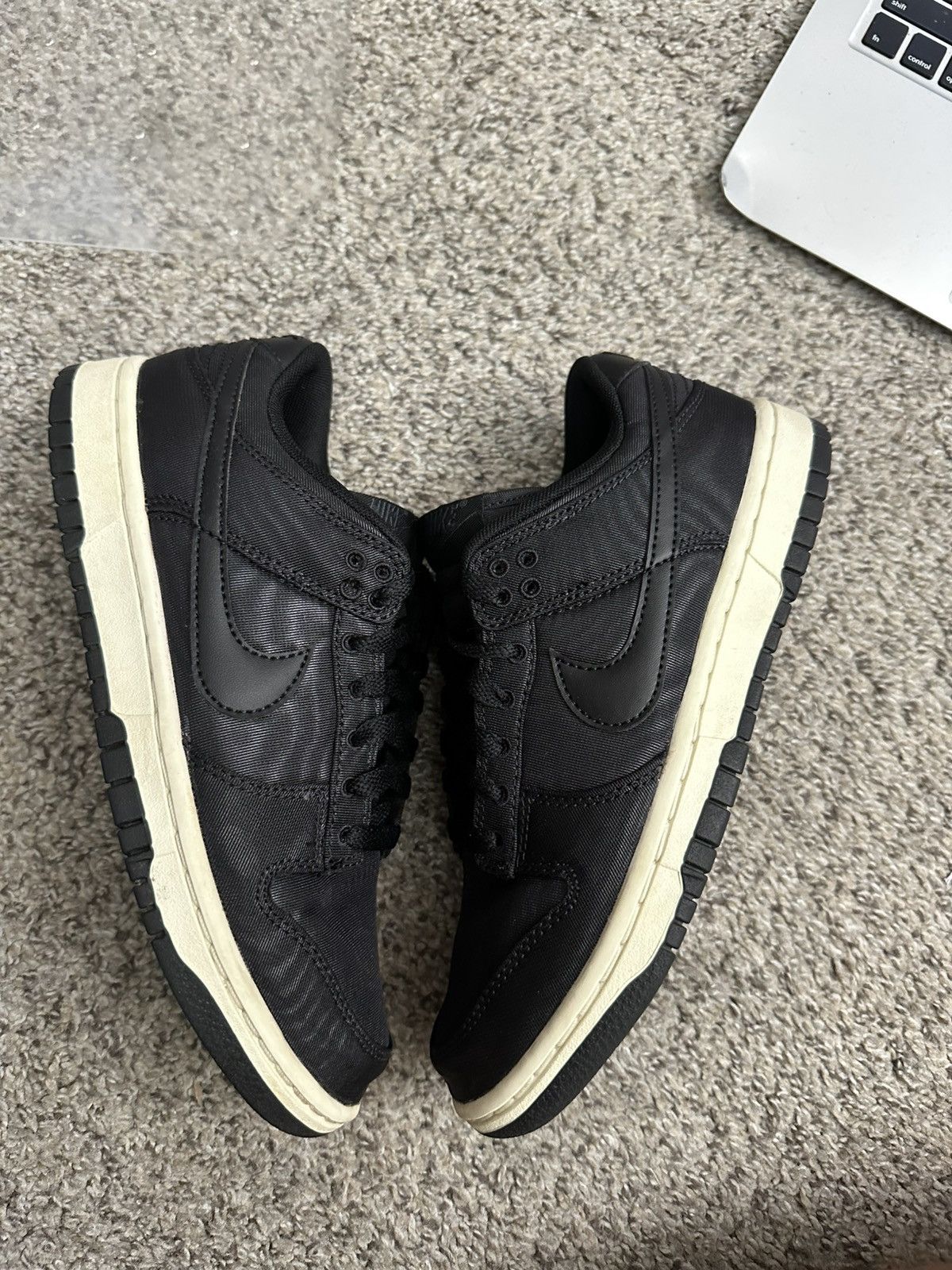 Nike Nike dunk low black canvas sail white - size 6 Size US 6 / EU 39 - 1 Thumbnail