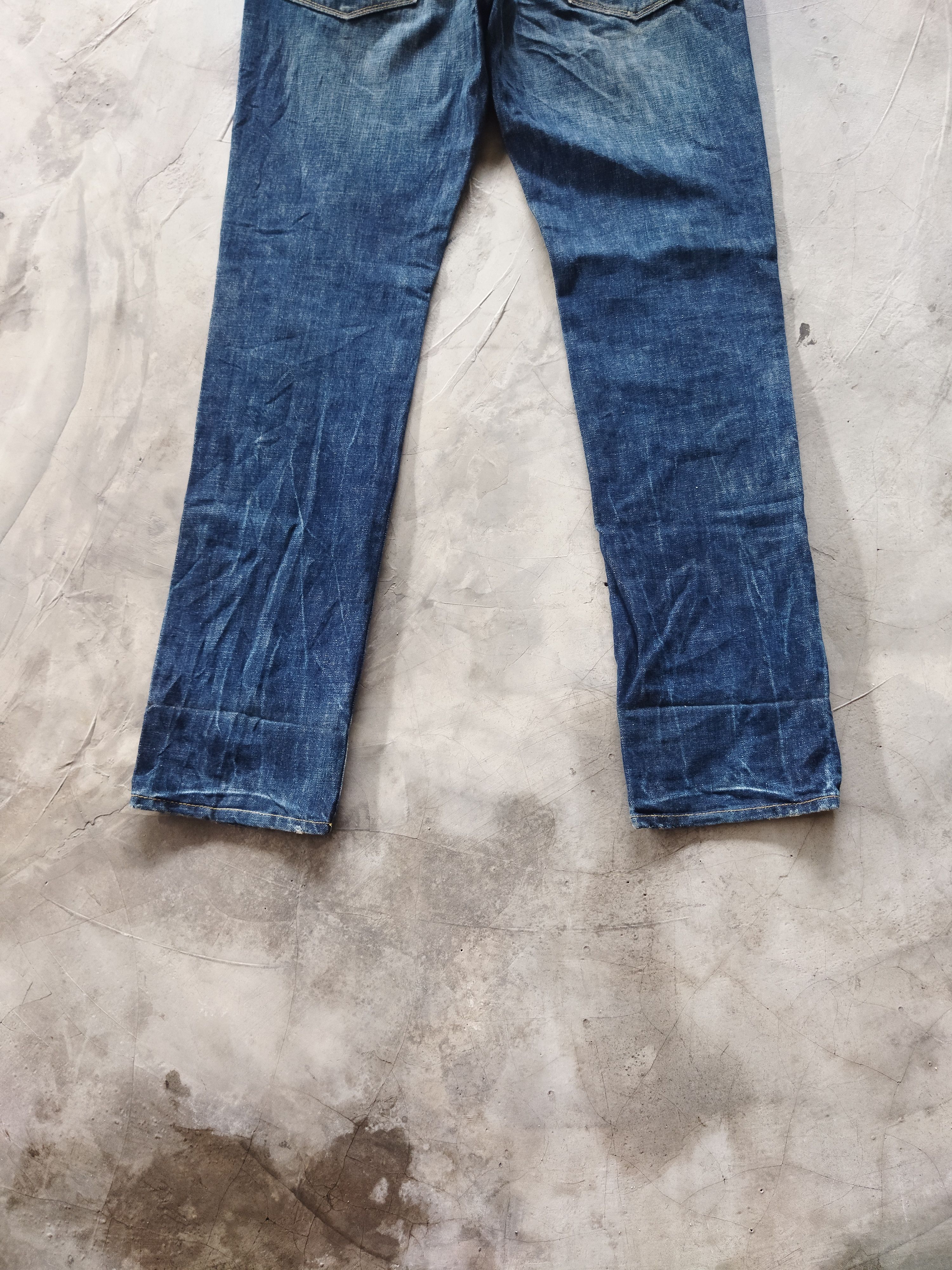 Vintage VINTAGE PREMIUM SKINNY DISTRESSED BLUE JEANS PANTS Size US 35 - 9 Thumbnail