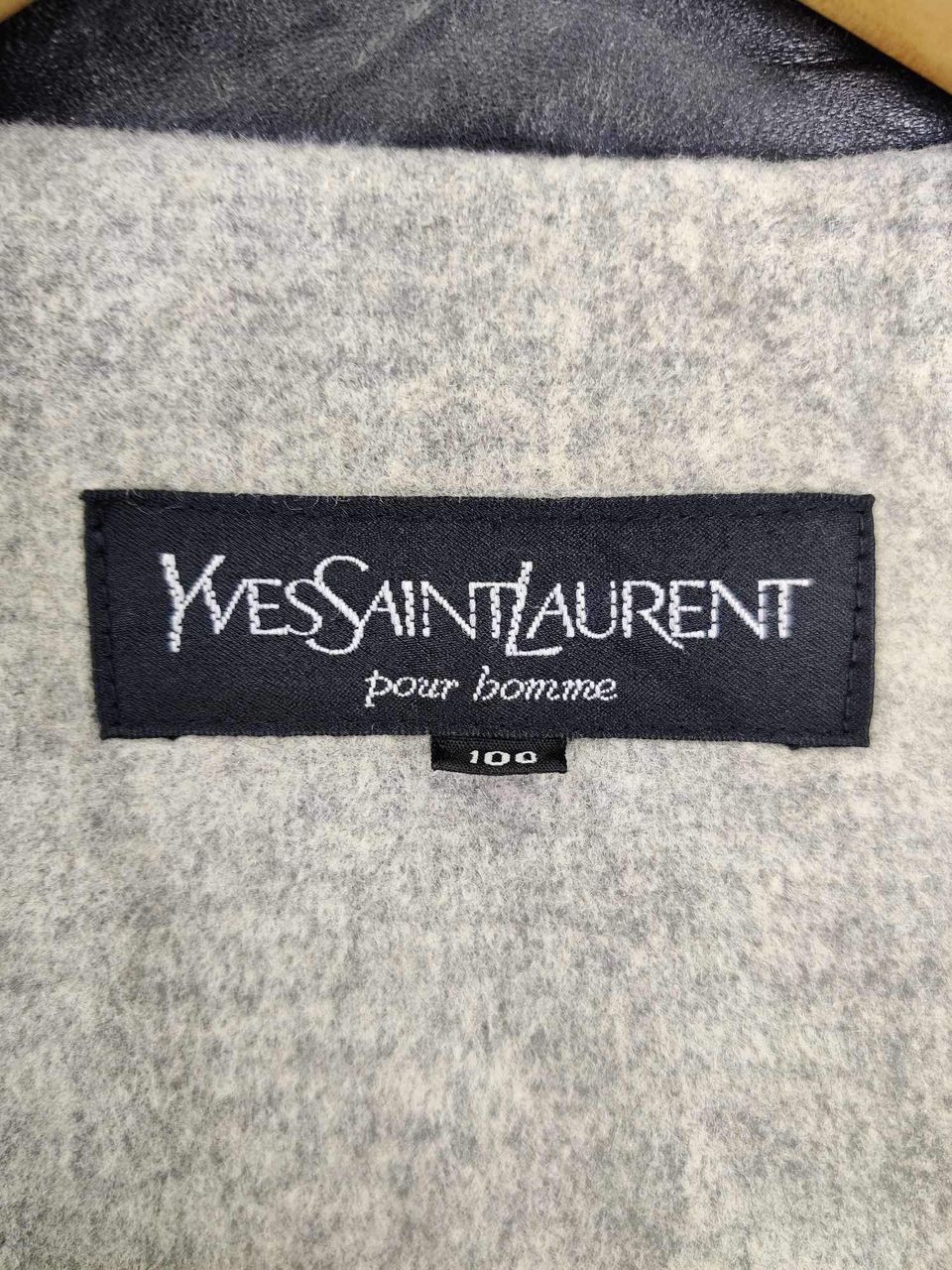 Yves Saint Laurent Vintage 90s Yves Saint Laurent Pour Homme Wool Button Coat Size US XL / EU 56 / 4 - 12 Thumbnail