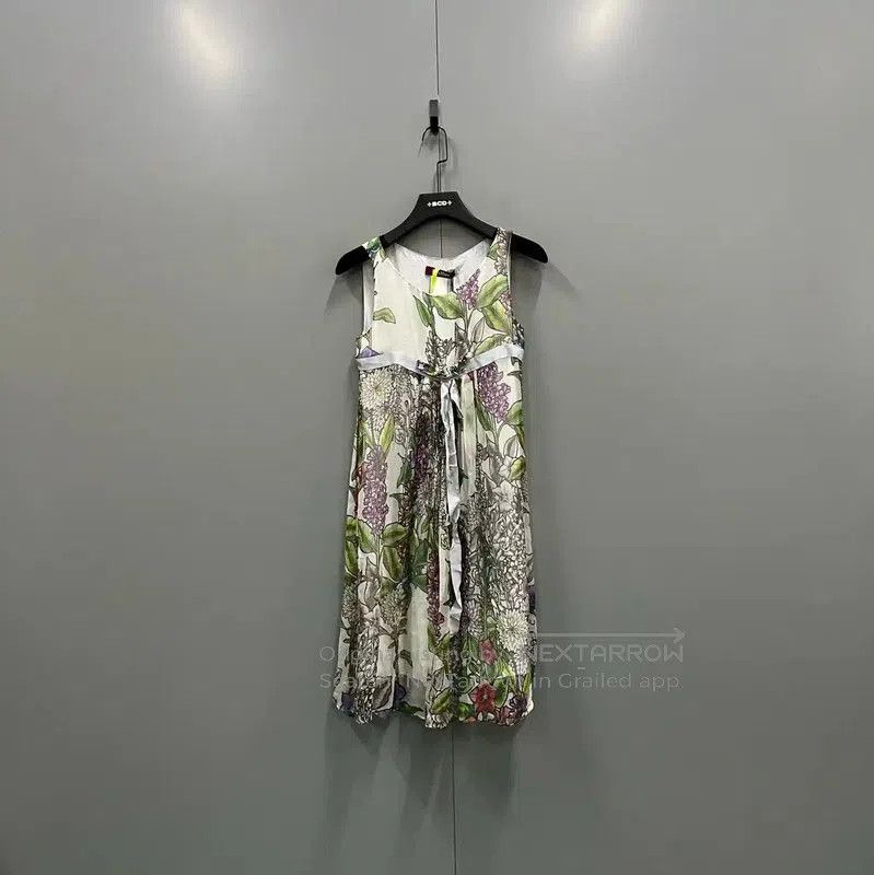 Max Mara MaxMara Summer Multi-color Cotton Dress . Size XXS / US 00 / IT 34 - 1 Thumbnail