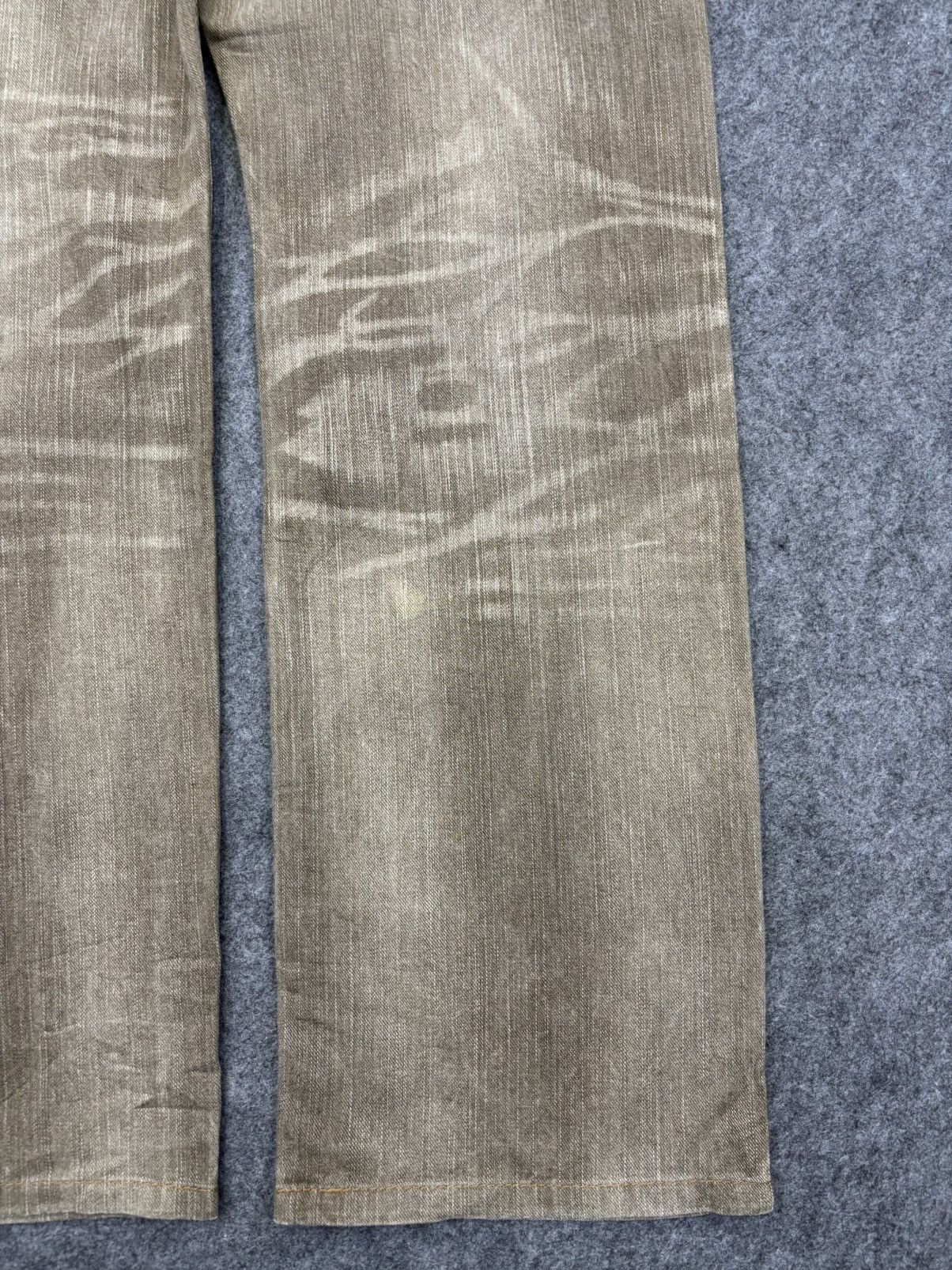 Edwin 90s Style💥Wide Edwin XVS Faded Brown Denim F762 Size US 32 / EU 48 - 16 Thumbnail