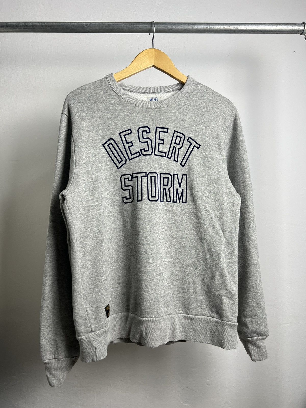 Vintage × Wtaps 2000s Wtaps Desert Storm "Hellweek Sweater" Size US M / EU 48-50 / 2 - 1 Thumbnail