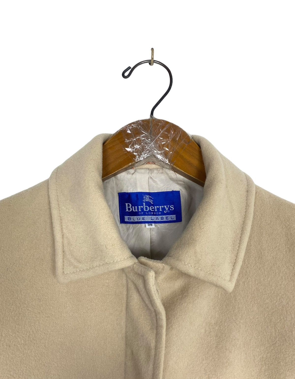 Burberry Rare‼️ Vintage Burberrys Blue Label Wool Trench Coat Size S / US 4 / IT 40 - 3 Thumbnail