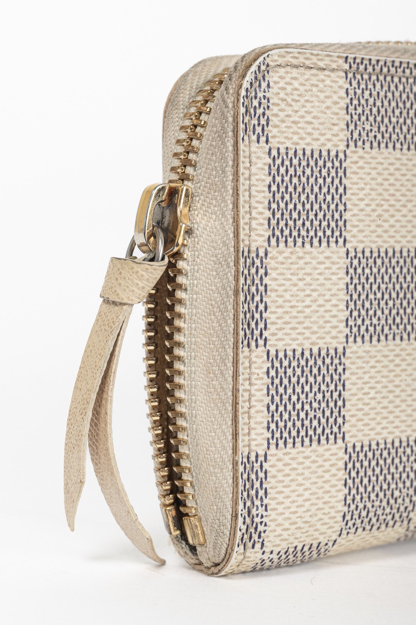 Louis Vuitton Louis Vuitton Clemence Damier Azur Canvas Zip Wallet Size ONE SIZE - 7 Thumbnail