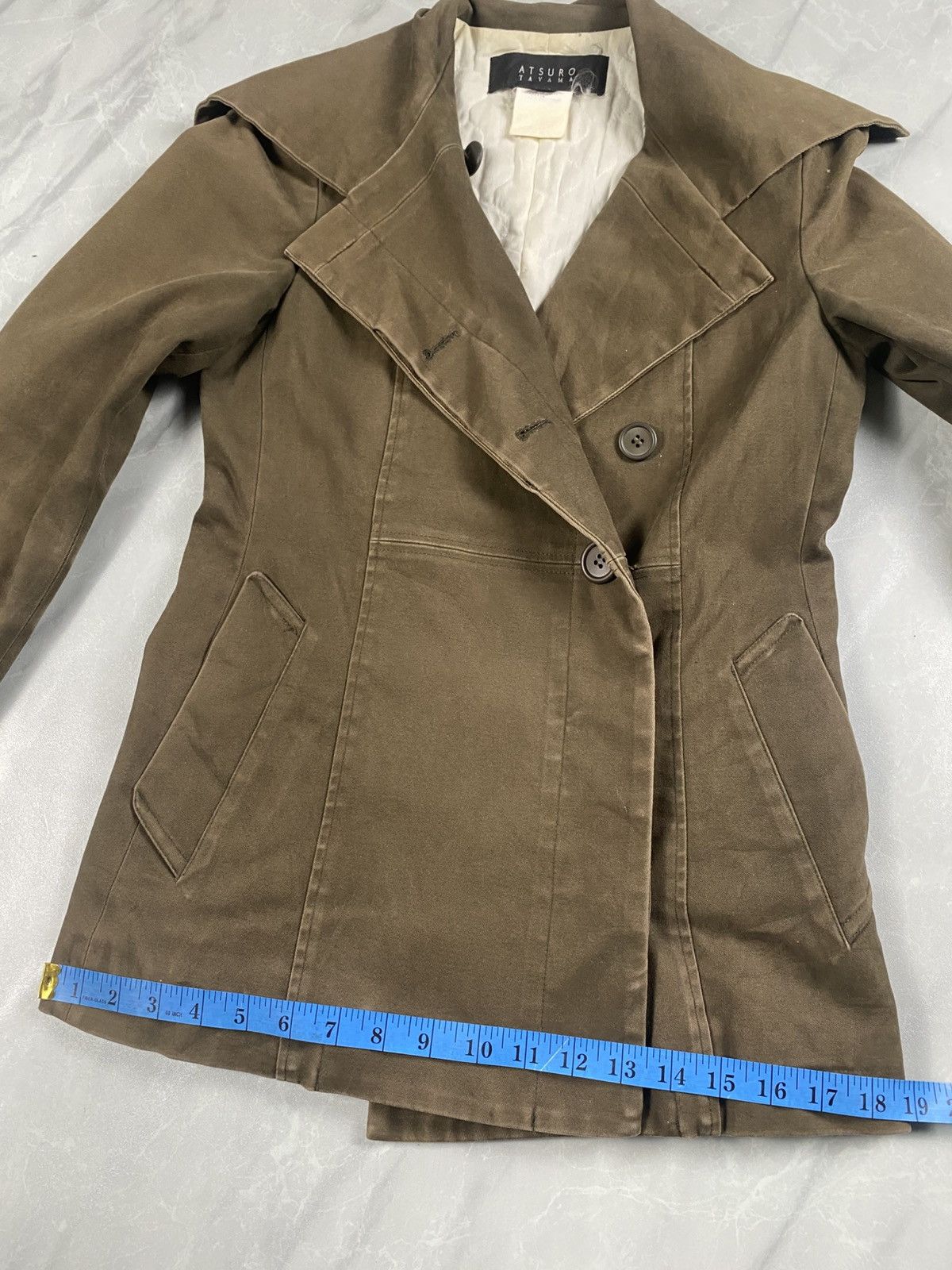 ATSURO TAYAMA Vintage 90s Atsuro Tayama Double Breasted Blazer Jacket Size M / US 6-8 / IT 42-44 - 9 Thumbnail