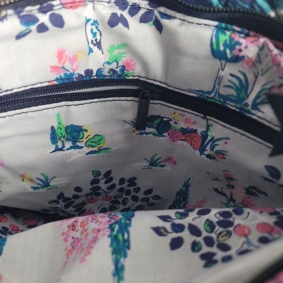 Vera Bradley Vera Bradley Women's Cotton Triple Zip Hipster Crossbody Pur Size ONE SIZE - 4 Thumbnail