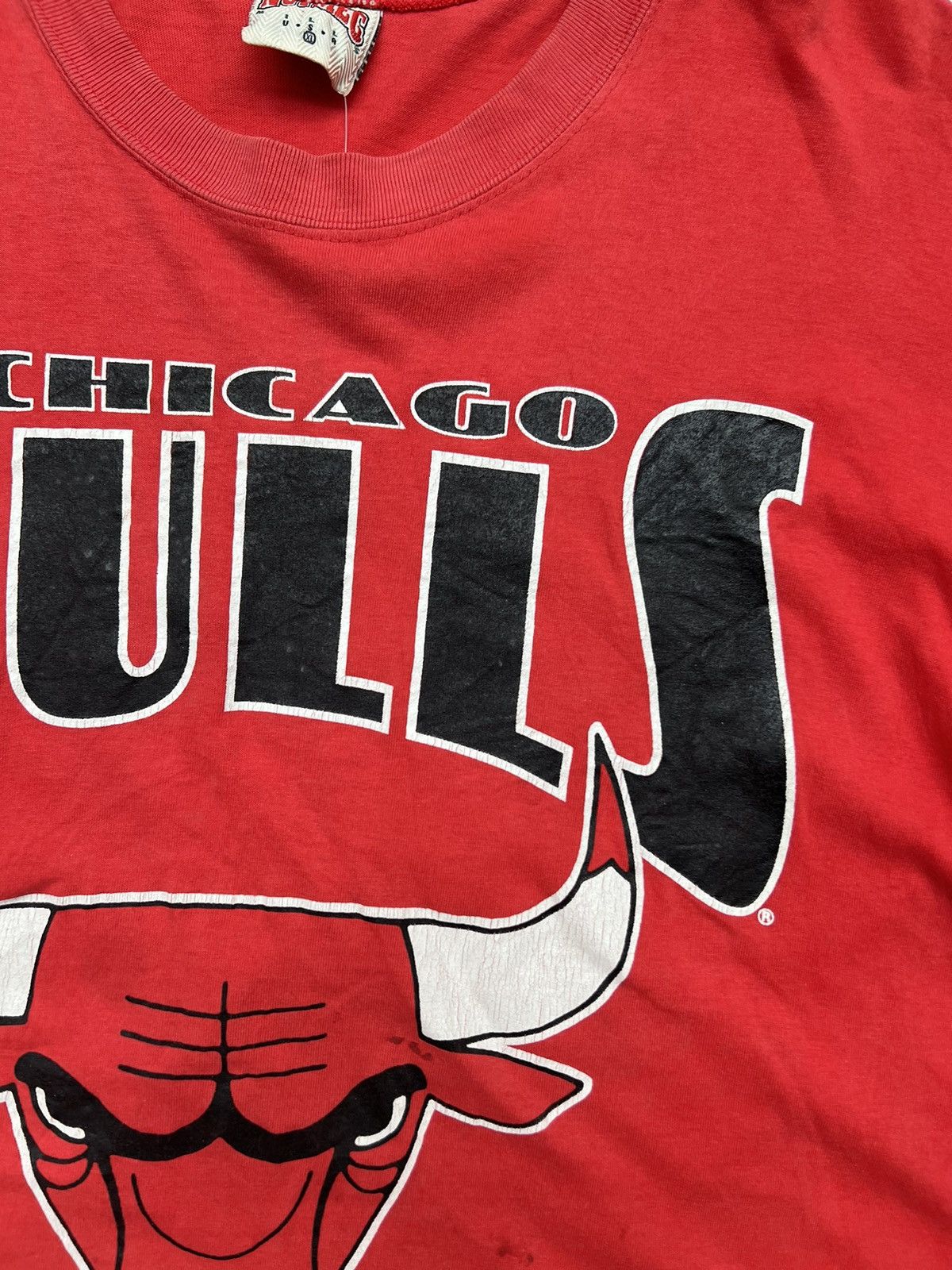 NBA × Nutmeg × Vintage 90’s NUTMEG RARE CHICAGO BULL RETRO TEE Y2K Size US XL / EU 56 / 4 - 4 Thumbnail
