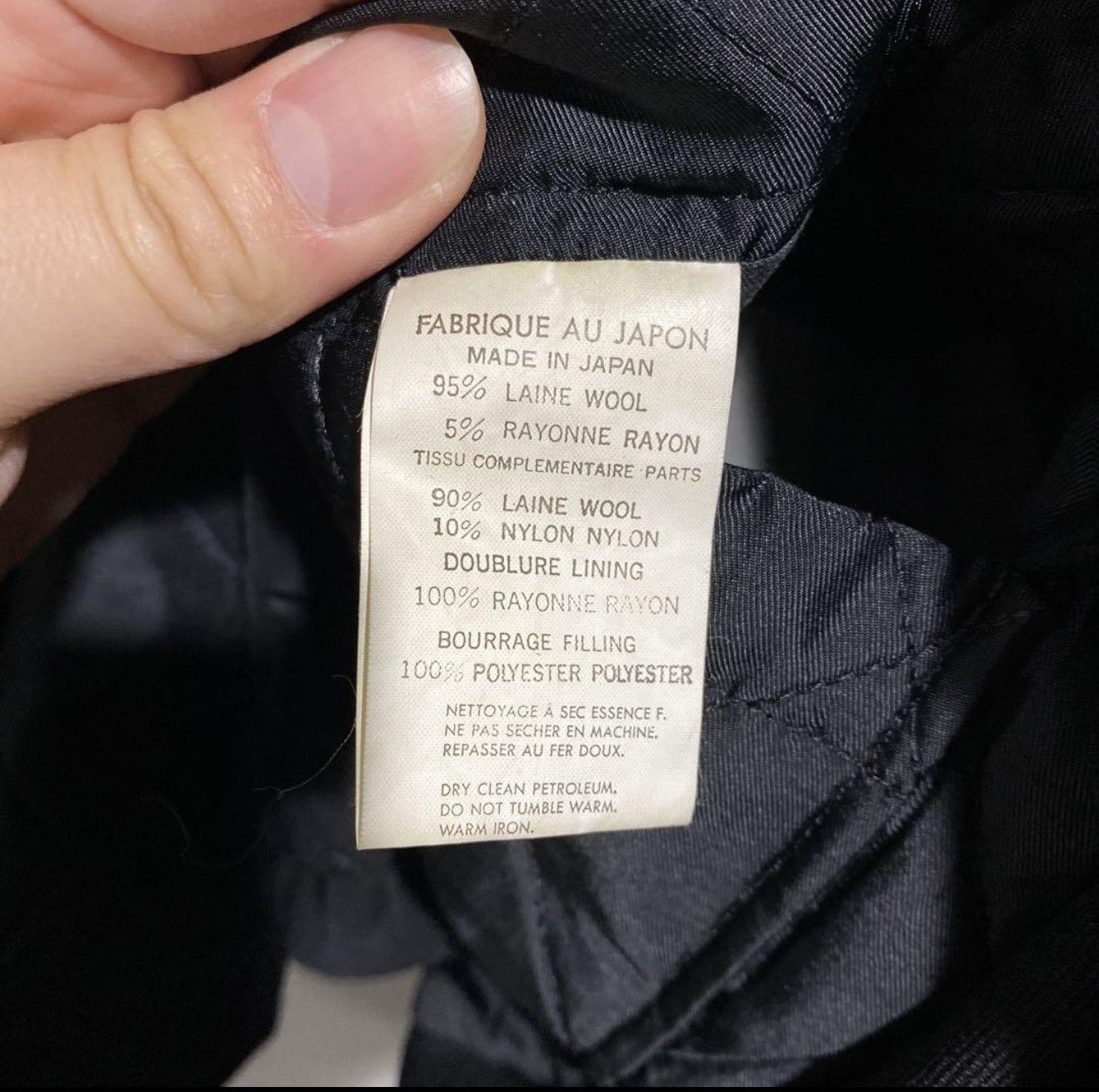 Yohji Yamamoto Yohji Yamamoto Pour Homme AW93 Embroidered Quilted Jacket Size US M / EU 48-50 / 2 - 12 Thumbnail
