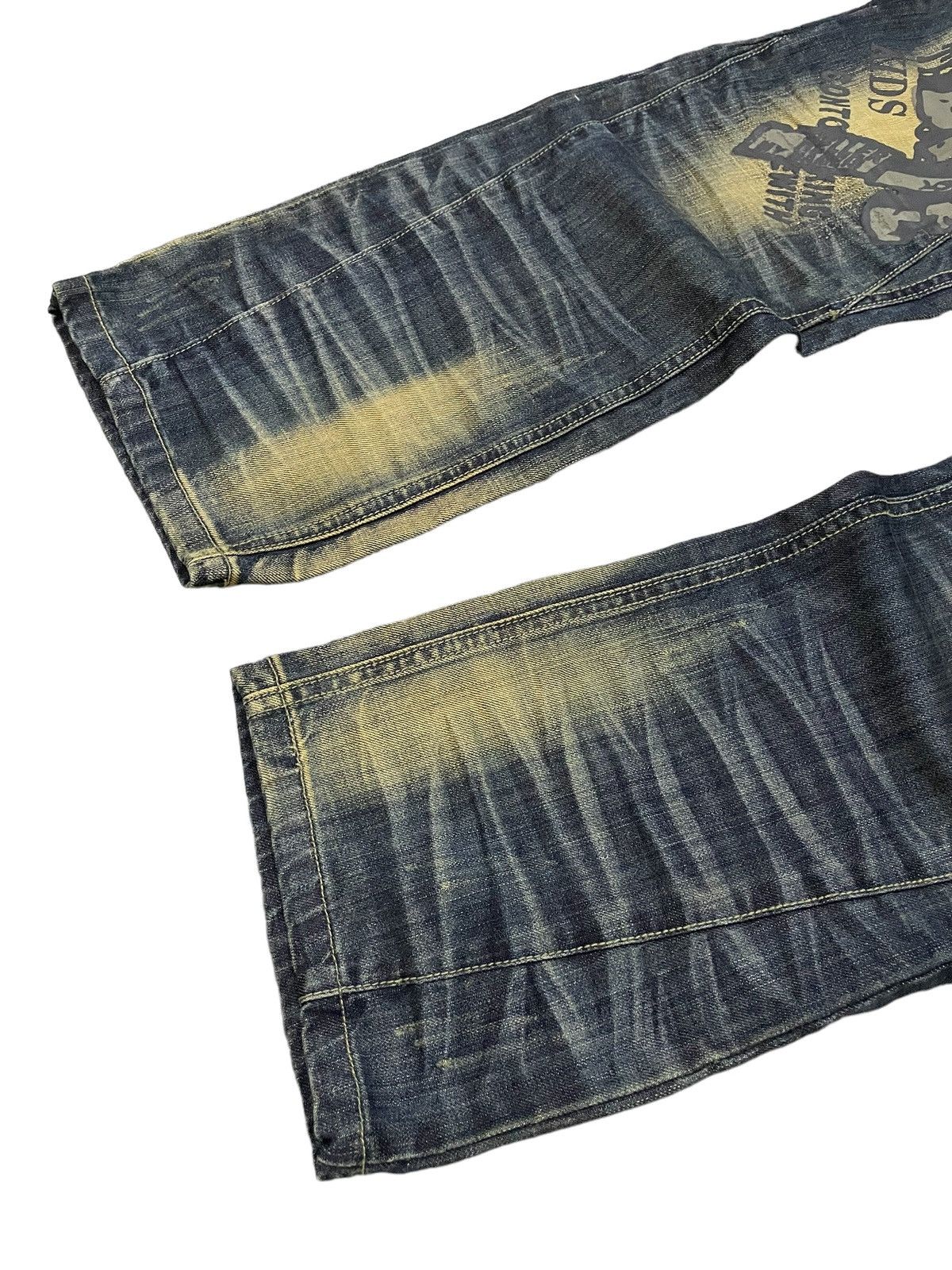 Hysteric Glamour × LOWBOX × PPFM Junya Watanabe Balenciaga Style Mud Rust 3D Whisker Jeans Size US 32 / EU 48 - 8 Thumbnail