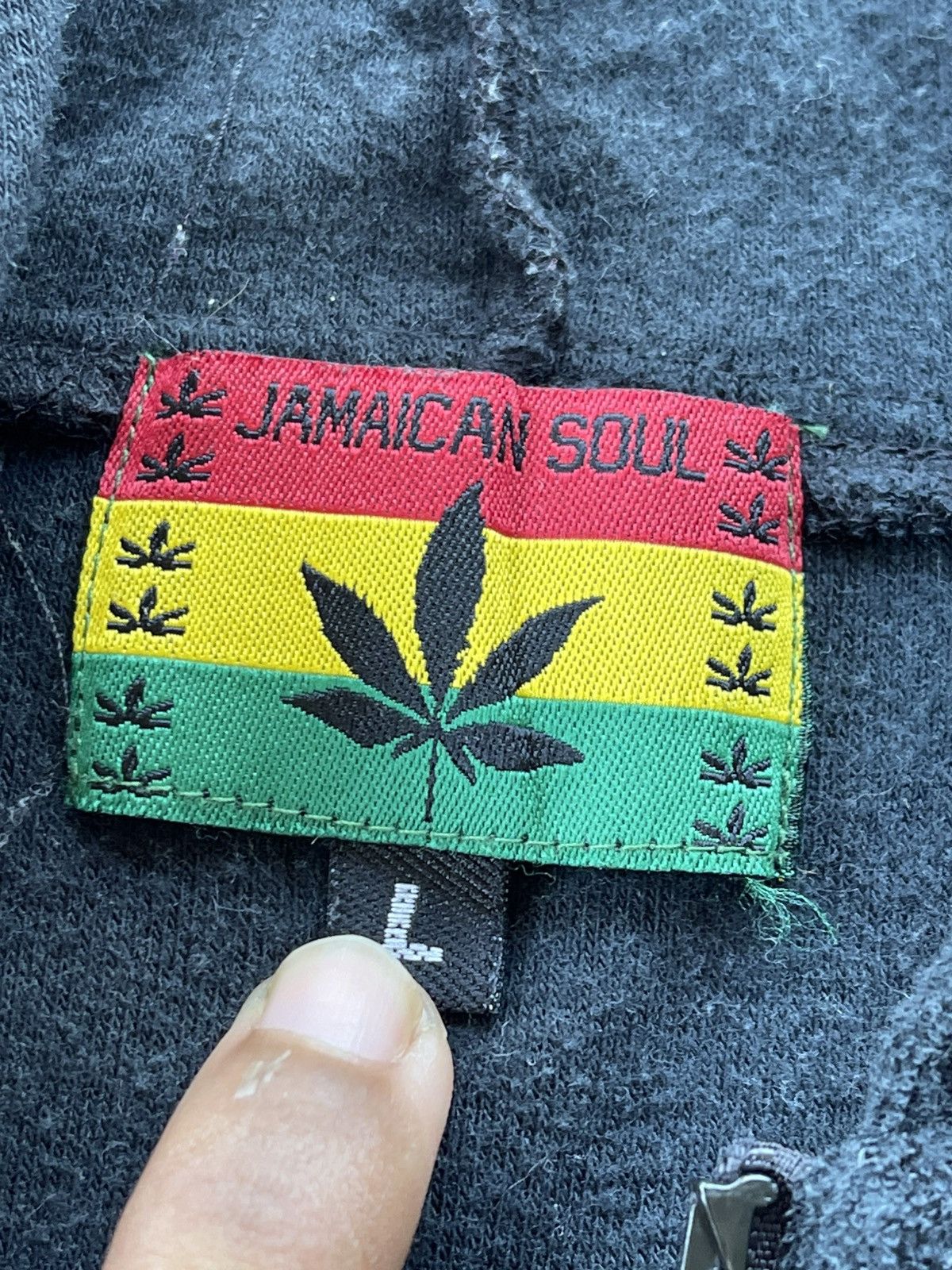 Japanese Brand 🔥RARE🔥 JAMAICA MARIJUANA LOGO SWEATER HOODED Size US S / EU 44-46 / 1 - 5 Thumbnail