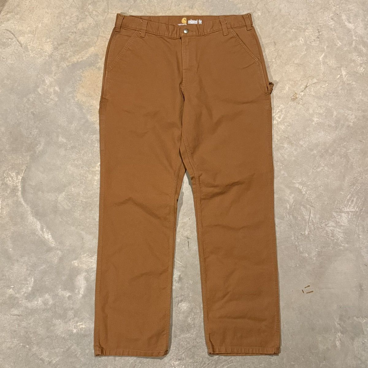 Carhartt Carhartt Duck Canvas Workwear Baggy Carpenter Pants Skater Size US 37 - 5 Thumbnail