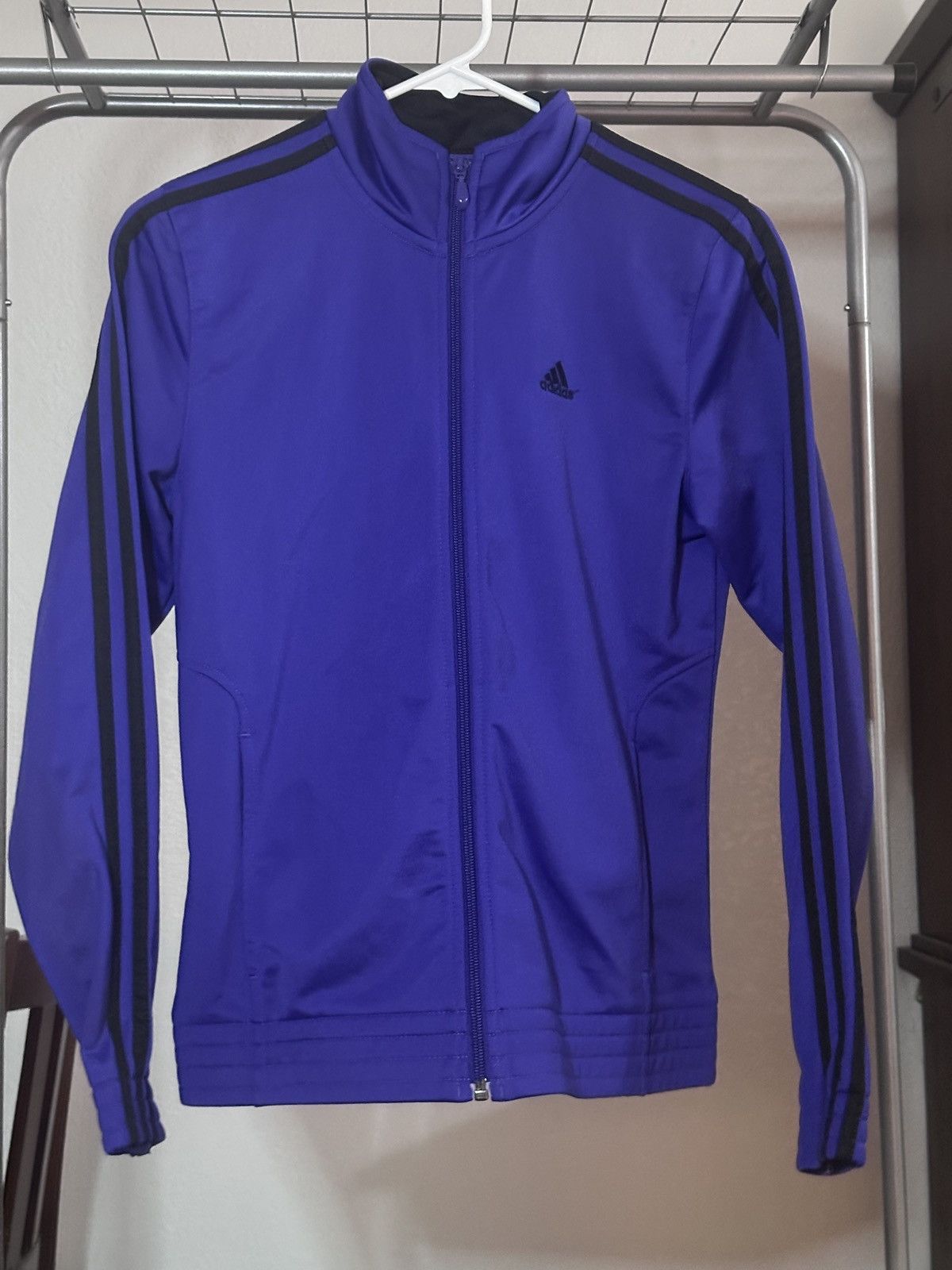 Adidas “Lakers” purple and Black Adidas jacket Size S / US 4 / IT 40 - 1 Thumbnail