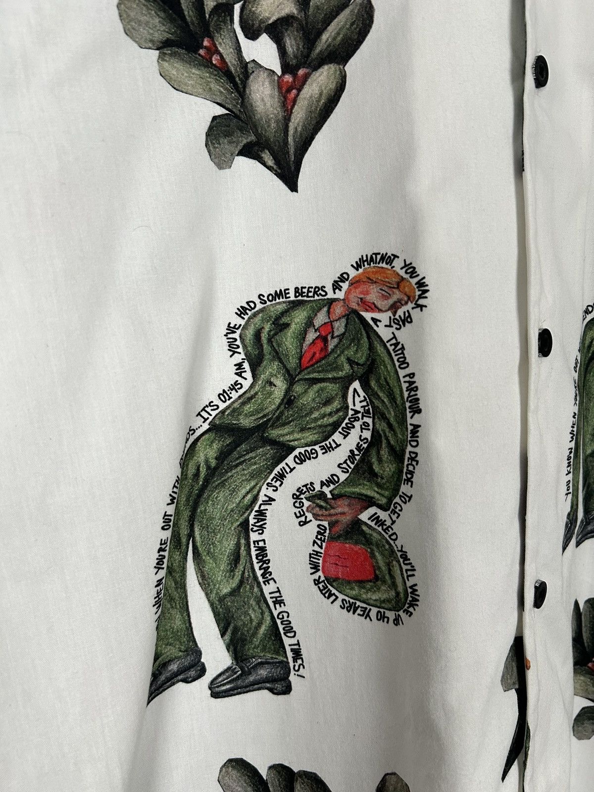 Vintage Vintage Crazy Hawaiian Shirt Avant-garde Alternative Hype Size US L / EU 52-54 / 3 - 5 Thumbnail