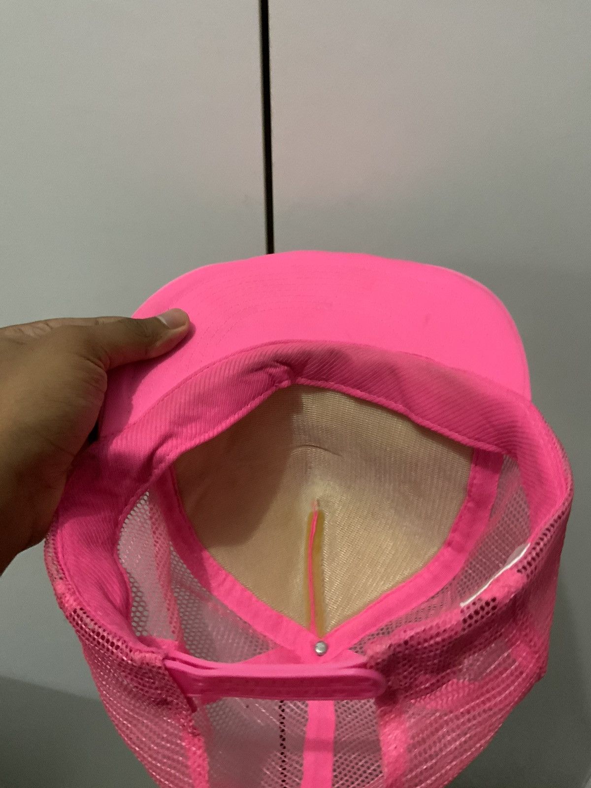 Vintage V Unit Pinky Trucker Hat Size ONE SIZE - 8 Thumbnail