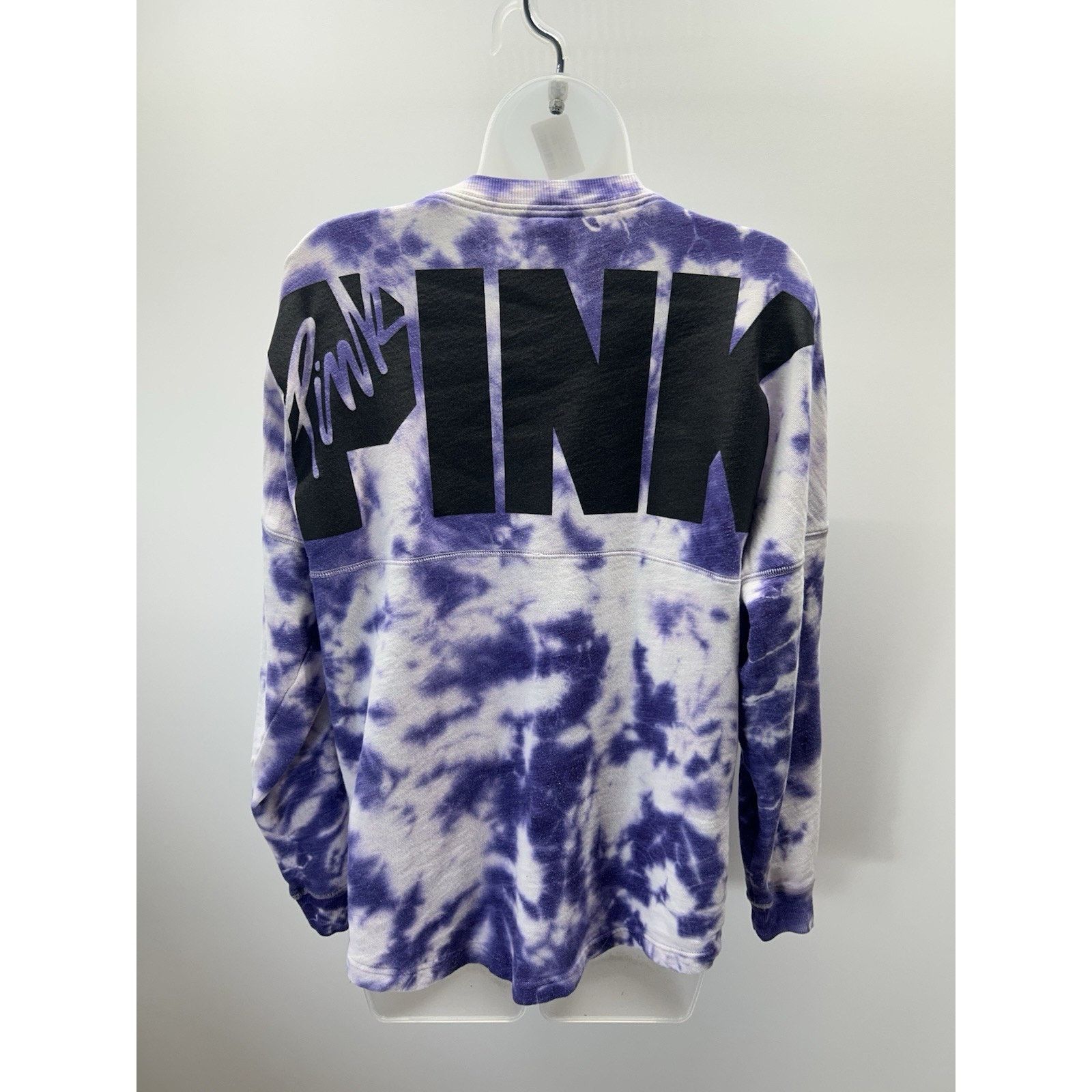 Victoria's Secret Victorias Secret Pink French Terry Tie Dye Varsity Purple XS Size XS / US 0-2 / IT 36-38 - 8 Thumbnail