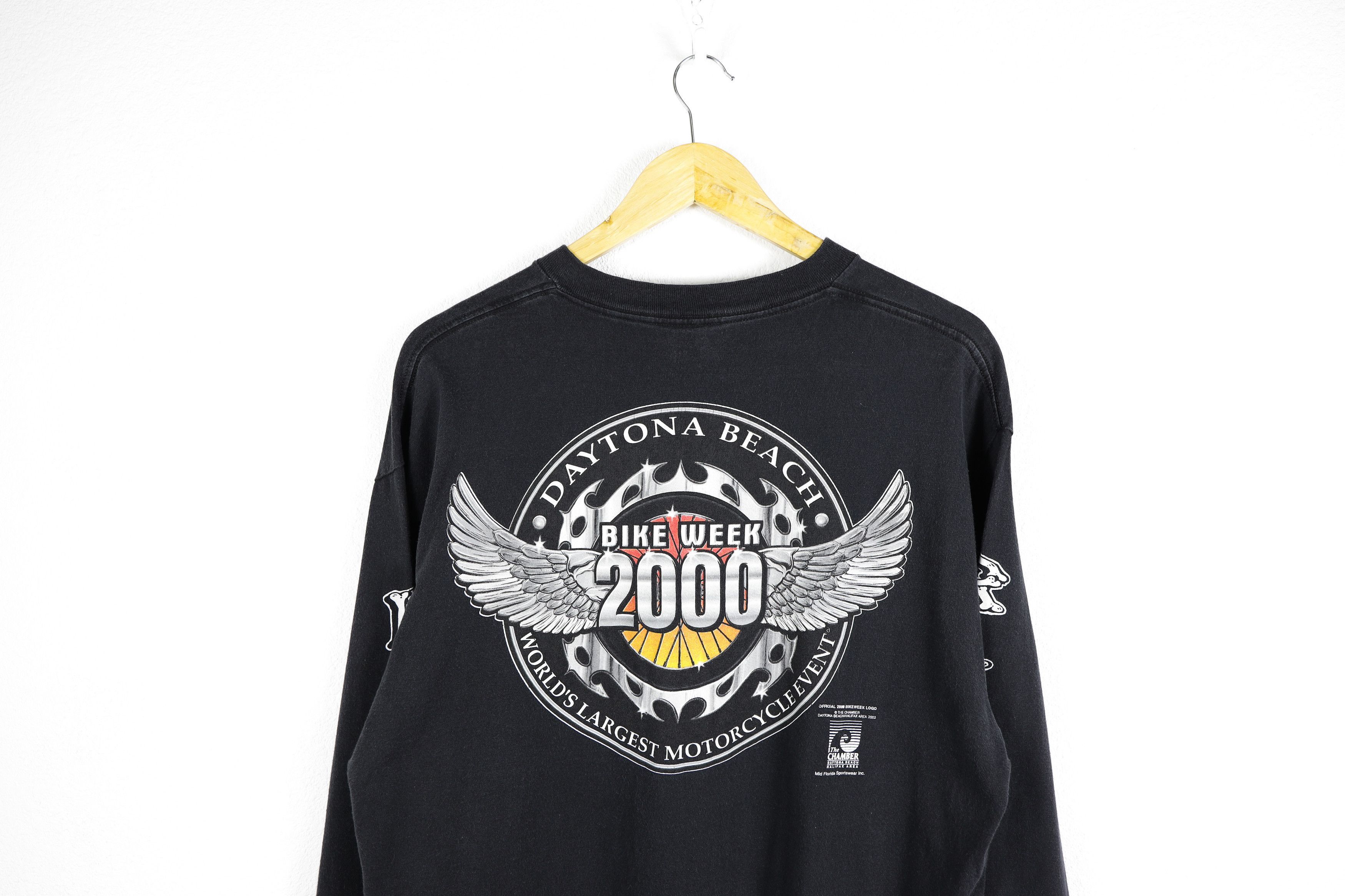 Daytona Vintage River Deck Daytona Beach Bike Week 2000 Graphic Tee Size US XL / EU 56 / 4 - 4 Thumbnail