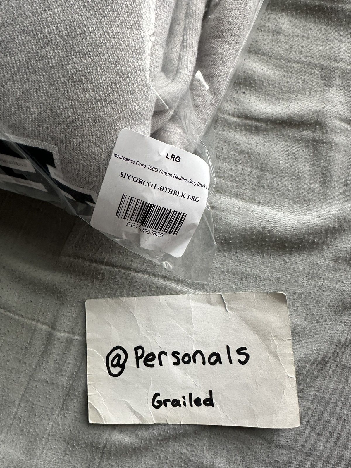 Eric Emanuel NEW Eric Emanuel Basic Sweatpants Gray Large Size US 34 / EU 50 - 6 Thumbnail