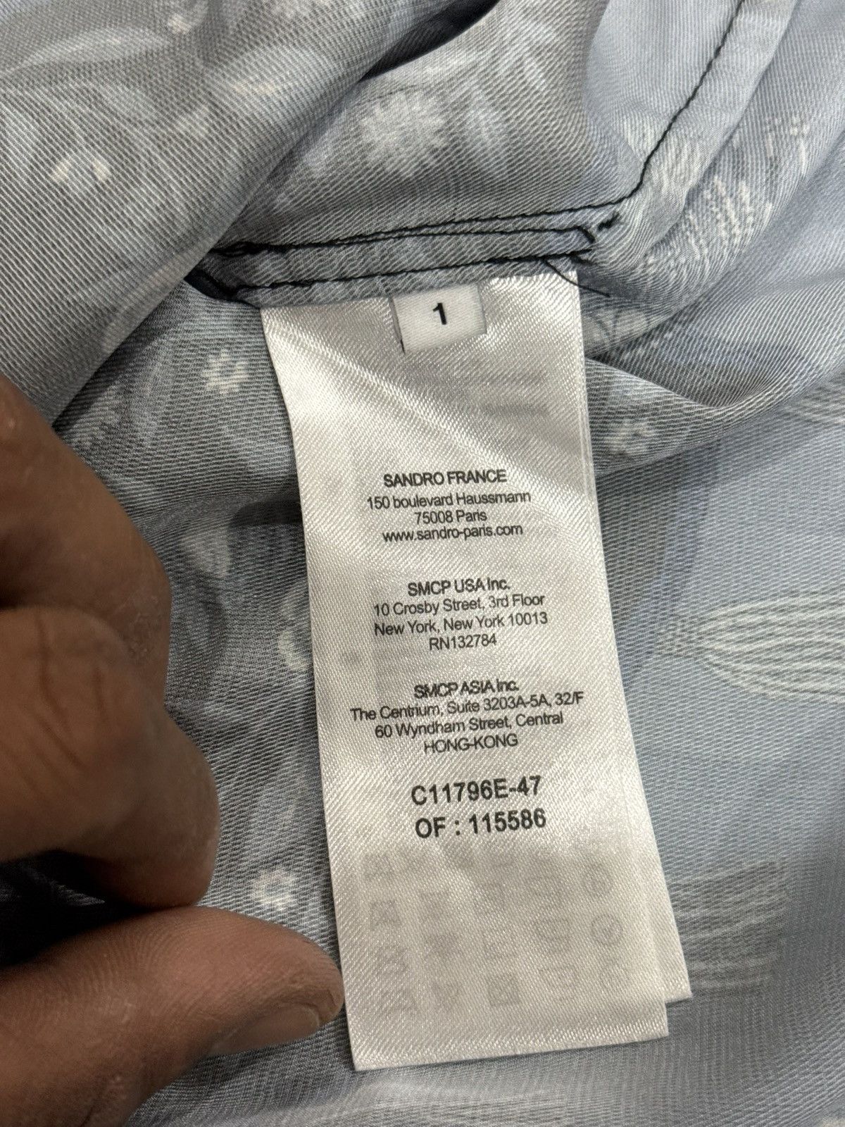 Sandro Sandro Button Up Shirt Size US XS / EU 42 / 0 - 10 Thumbnail