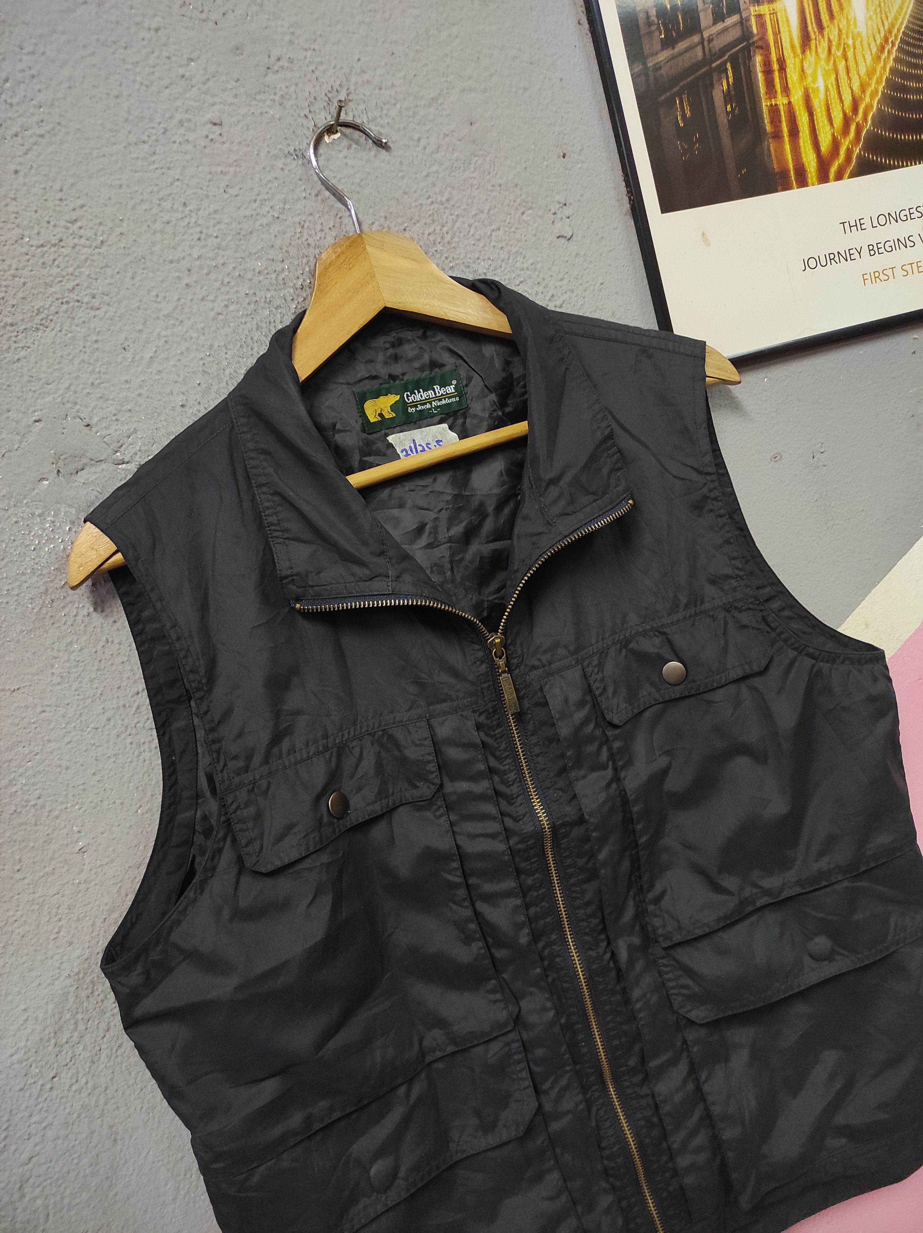 Golden Bear × Japanese Brand GOLDEN BEAR MULTIPOCKET SLEEVELESS VEST JACKET Size US L / EU 52-54 / 3 - 2 Thumbnail