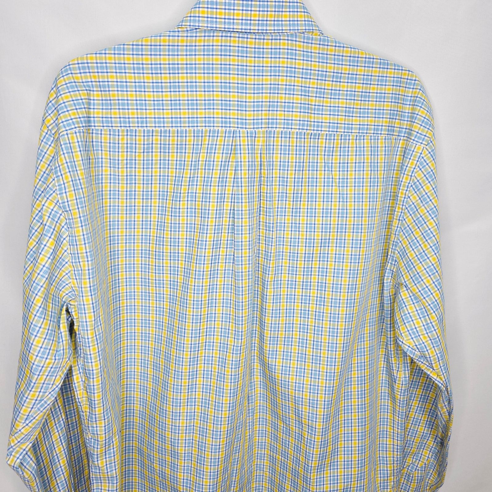 Peter Millar Peter Millar Button Front Plaid Long Sleeve Shirt Size L Size US L / EU 52-54 / 3 - 8 Thumbnail